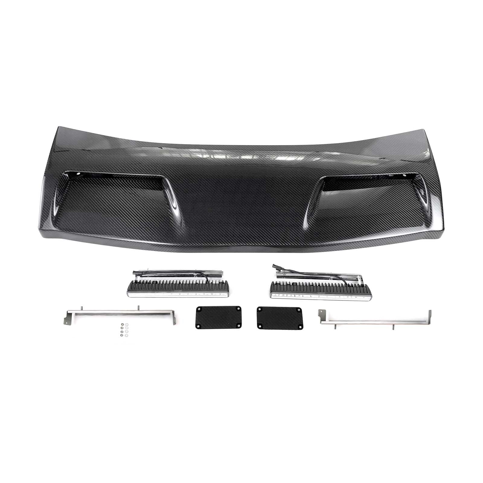 Even Style Front Roof Spoiler Wing Pour Benz G-Class W464 G550 2019-2023 W/Led