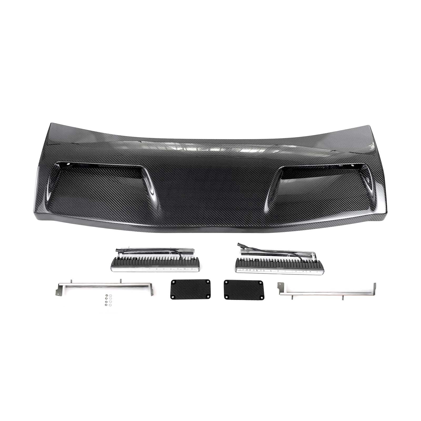 Even Style Front Roof Spoiler Wing Pour Benz G-Class W464 G550 2019-2023 W/Led