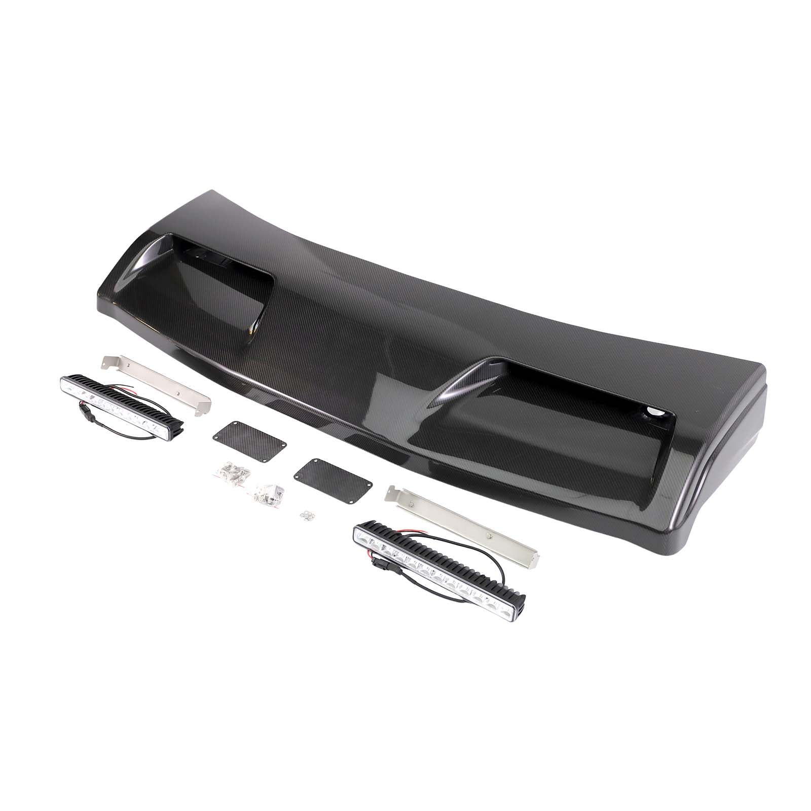 Even Style Front Roof Spoiler Wing Pour Benz G-Class W464 G550 2019-2023 W/Led