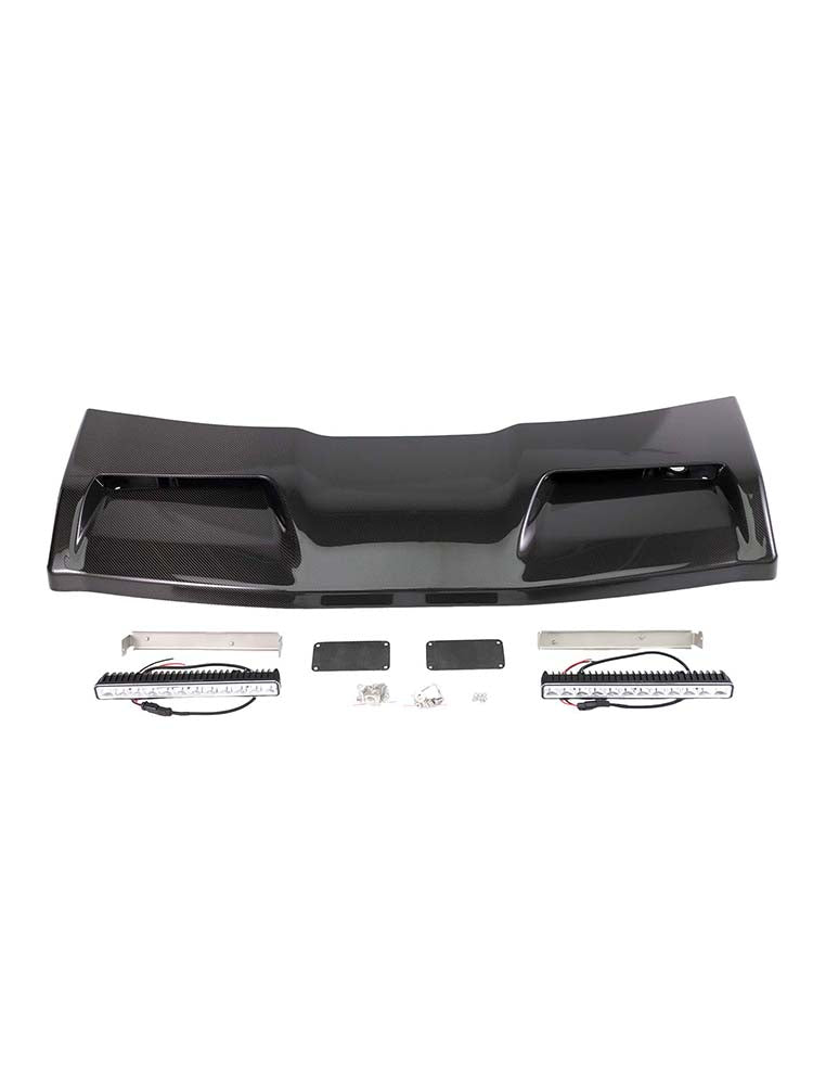 Concave style Front Roof Spoiler Wing Pour Benz G-Class W464 2019-2023 W/Led