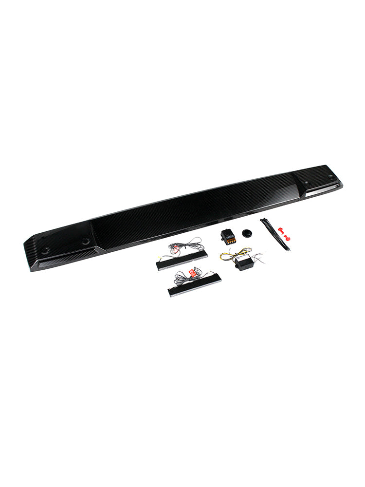 Shark style Front Roof Spoiler Wing Pour Benz G-Class W464 2019-2023 W/Led