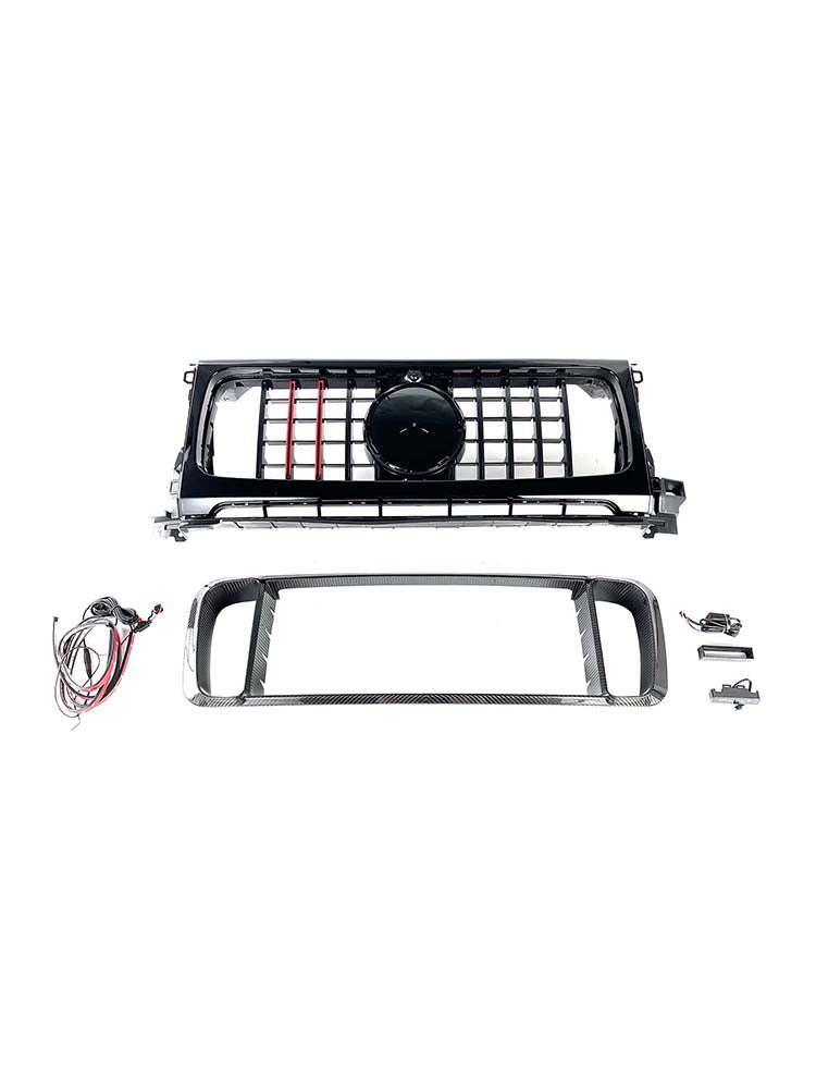 Dry Carbon Front Grille Grill Pour Benz W464 B800 B900 2019-2023 Rocket Style