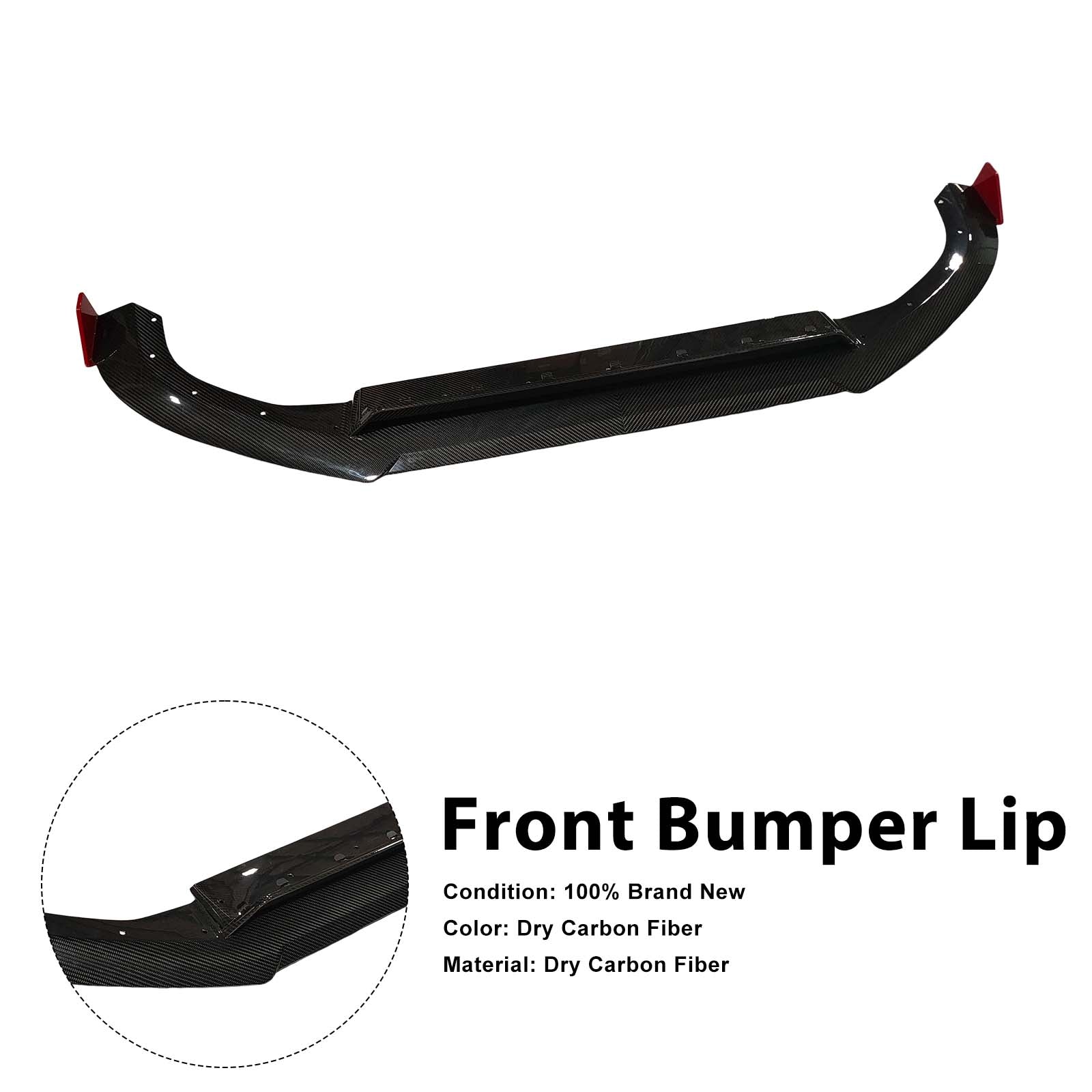 Dry Carbon Front Bumper Lip Pour Benz W464 B800 B900 2019-2023 Rocket Style