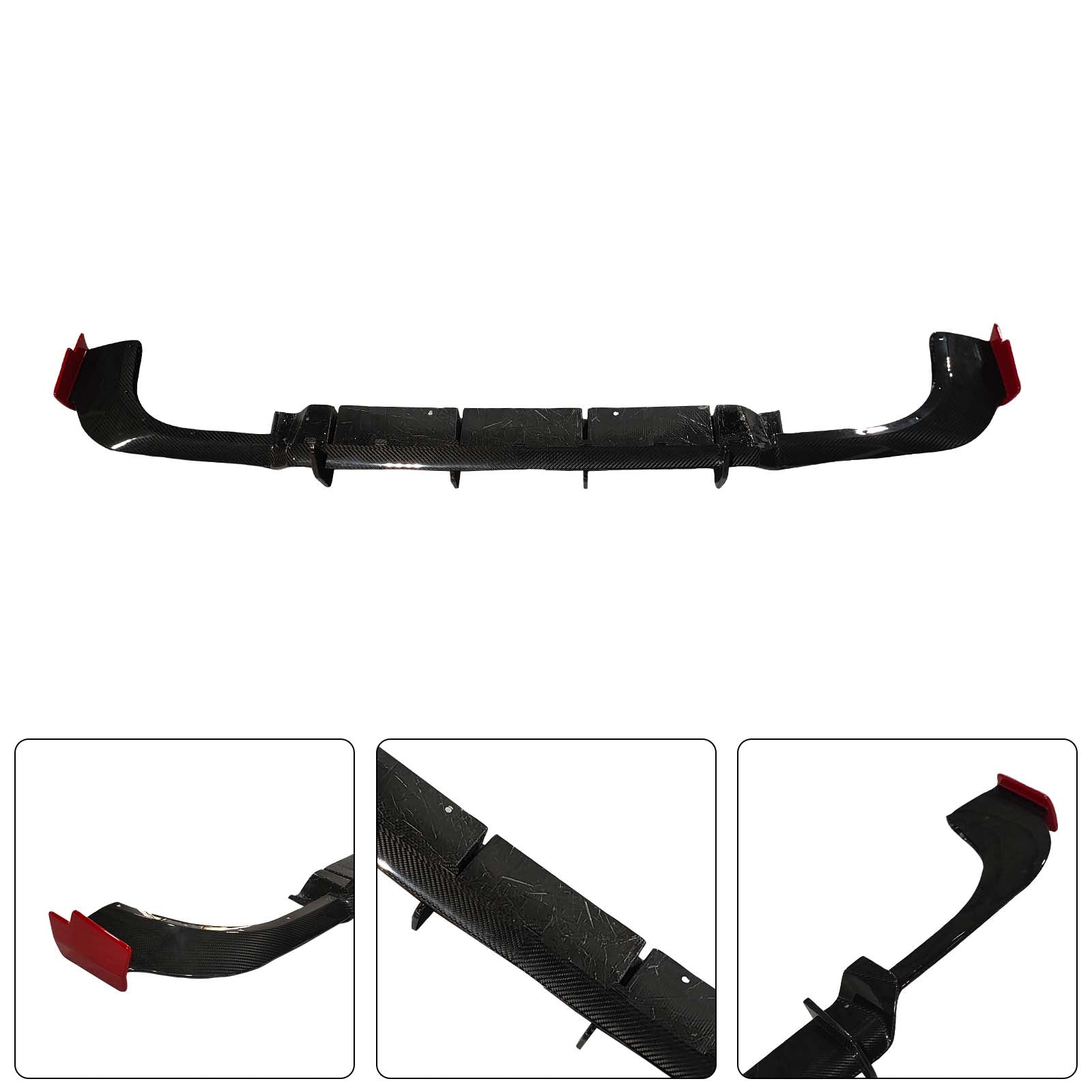 Dry Carbon Rear Diffuser Lip Pour Benz W464 B800 B900 2019-2023 Rocket Style