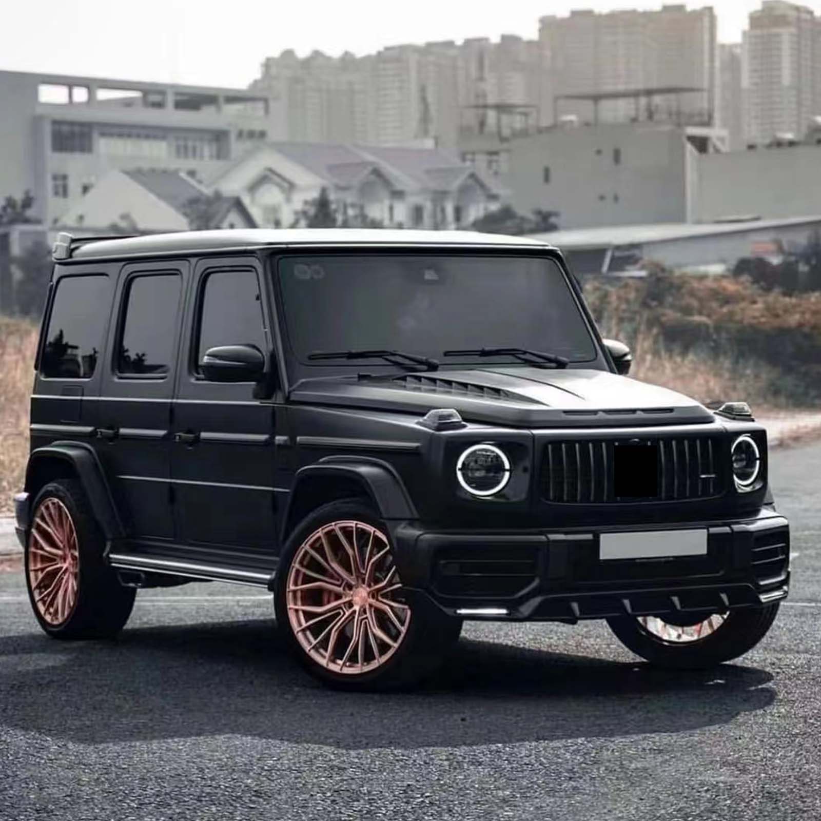 Shark Style Front Bumper Lip Pour Mercedes Benz G-Class W464 W463A 2019-2023