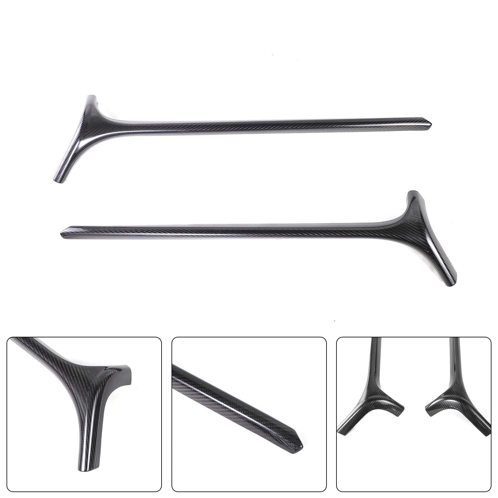 Carbon Fiber Front Window A-Pillar Addon Pour Benz G Class W464 G500 2019-2023