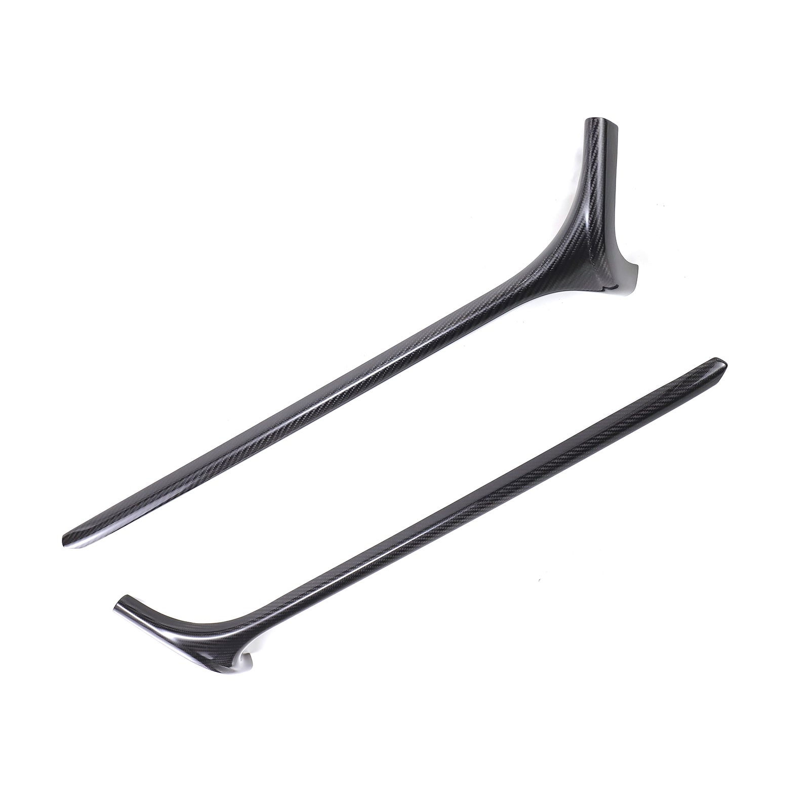 Carbon Fiber Front Window A-Pillar Addon Pour Benz G Class W464 G500 2019-2023