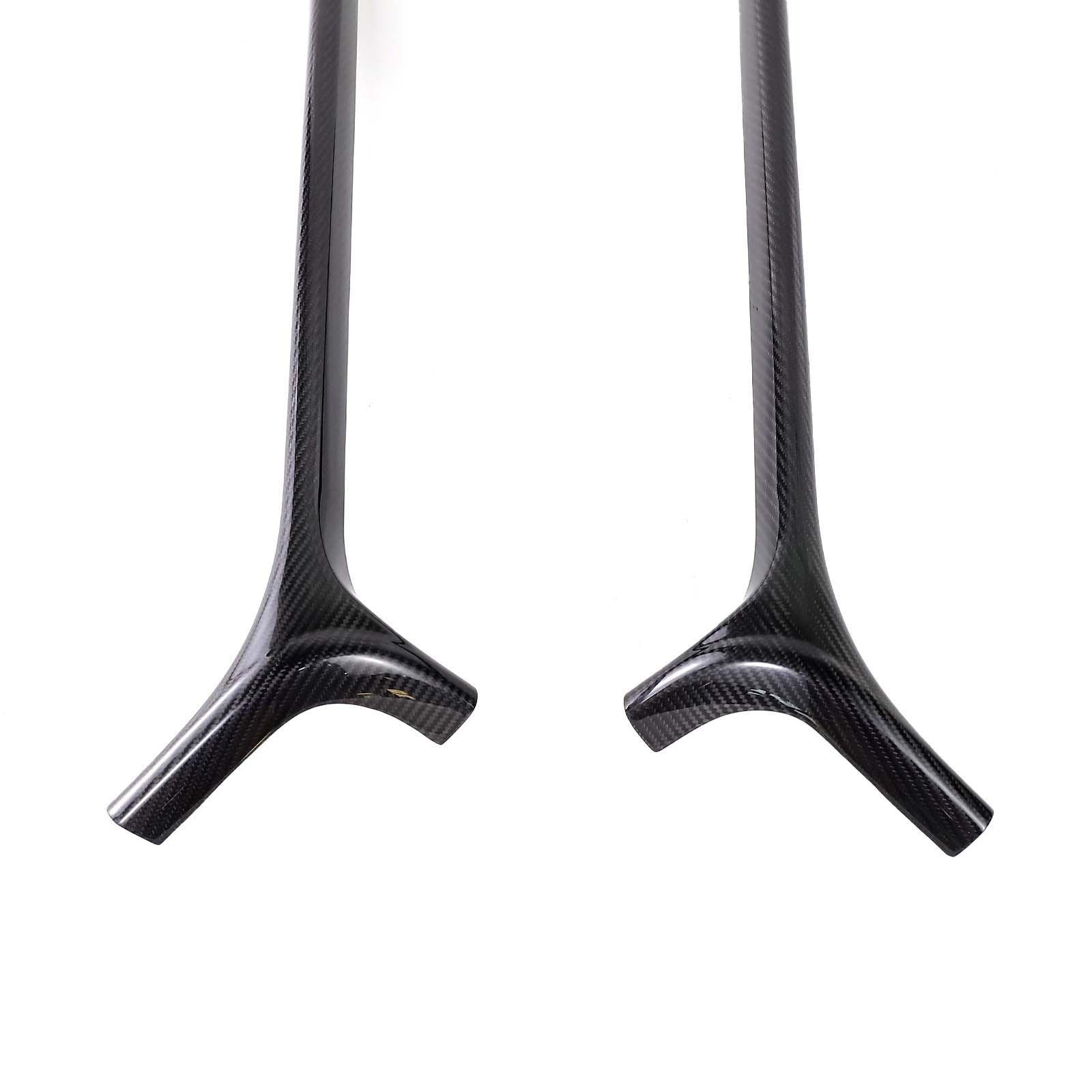 Carbon Fiber Front Window A-Pillar Addon Pour Benz G Class W464 G500 2019-2023