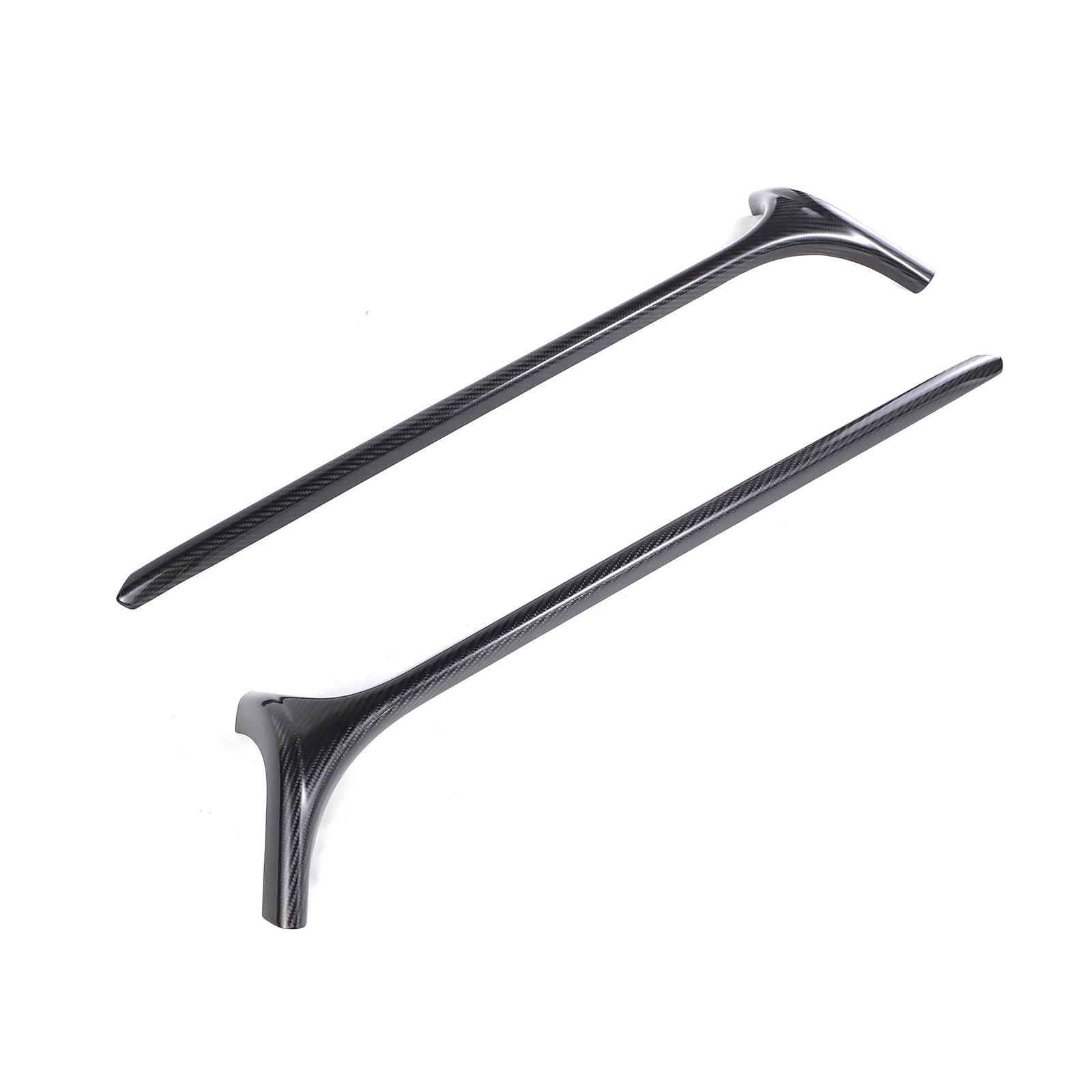Carbon Fiber Front Window A-Pillar Addon Pour Benz G Class W464 G500 2019-2023