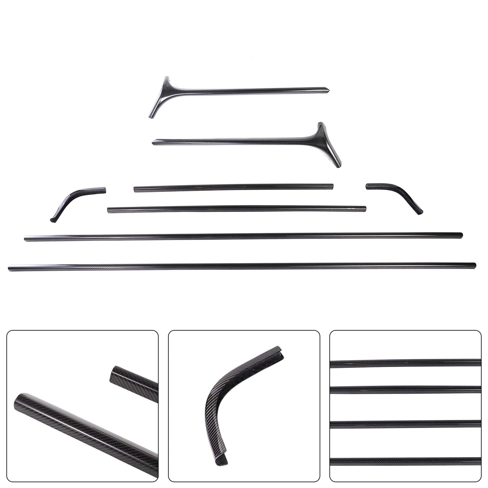 Carbon Fiber Roof Strip Trim Pour Mercedes Benz G Class W464 W463A 2019-2023