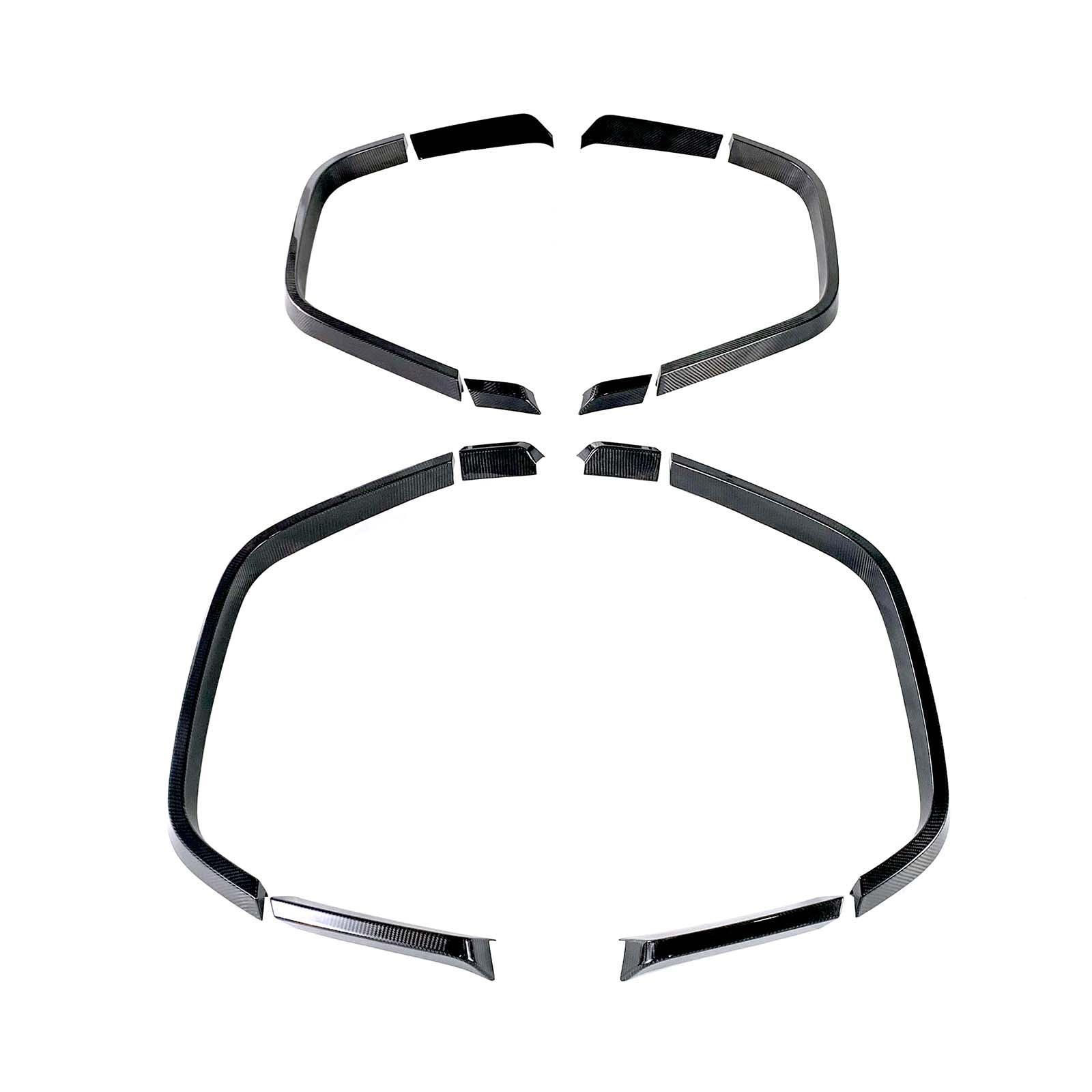 Dry Carbon Front Rear Wheel Arches Pour Mercedes Benz W464 B900 2019-2023 Wide