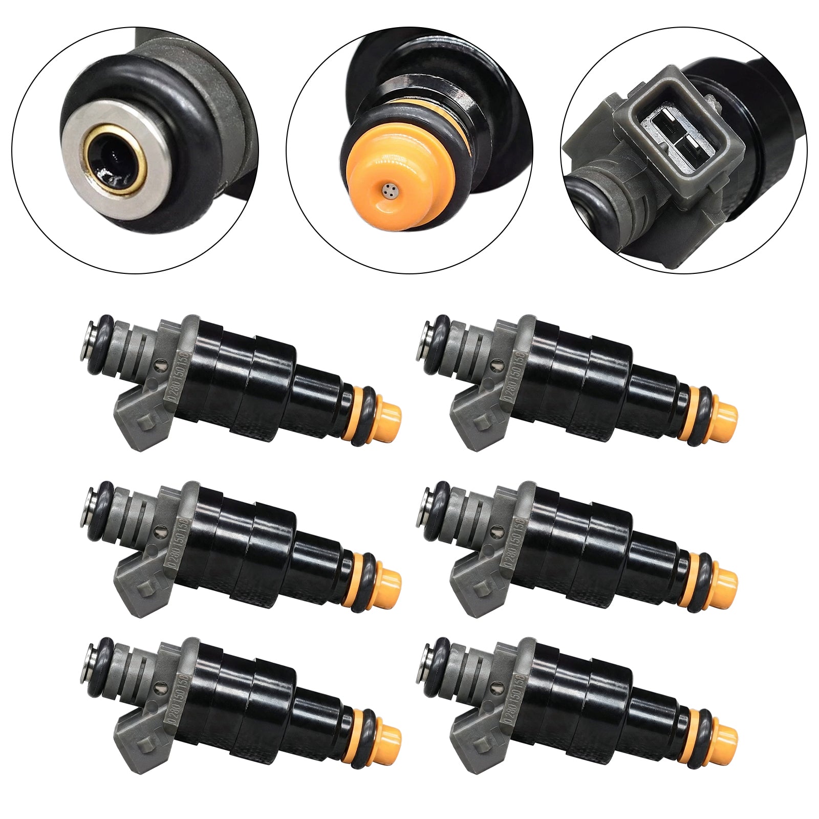 6X Injecteur Carburant Pour Porsche 911 Base Carrera 3.2L 1984-1989 0280150158