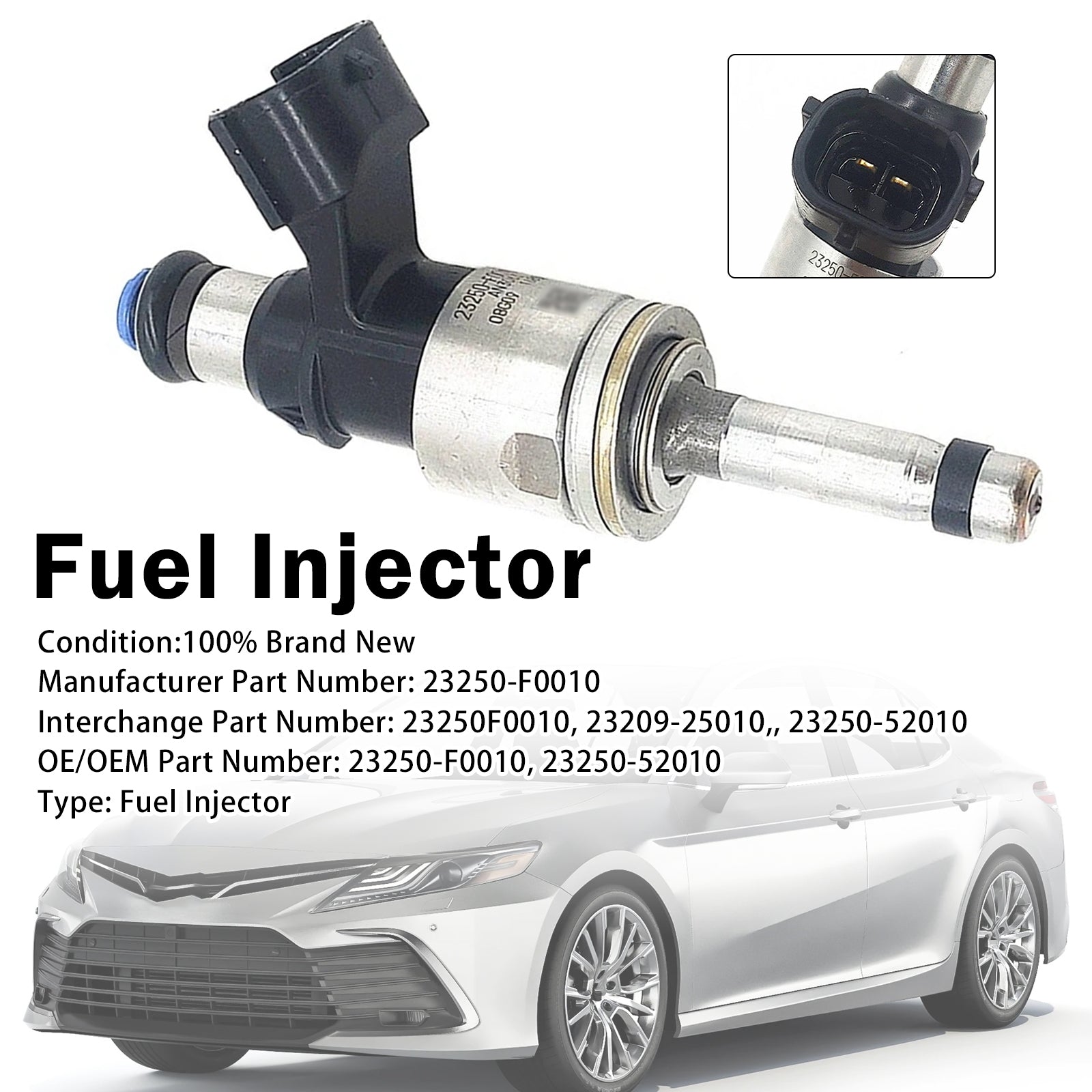 1X Injecteur Carburant Pour Toyota Avalon Camry RAV4 2.5L 2018-2021 23250-F0010