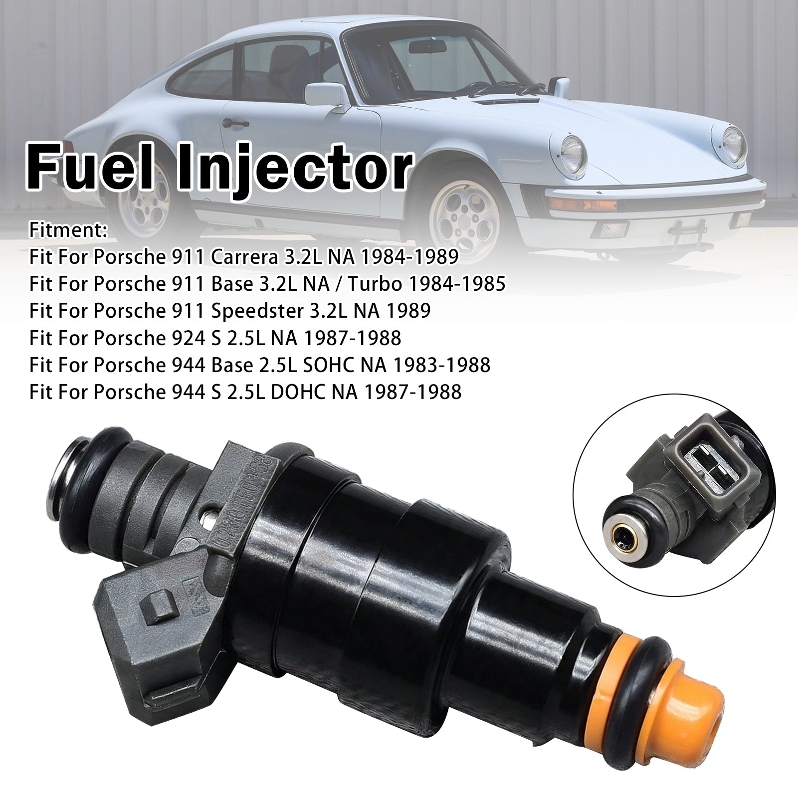 1X Injecteur Carburant Pour Porsche 911 Base Carrera 3.2L 1984-1989 0280150158