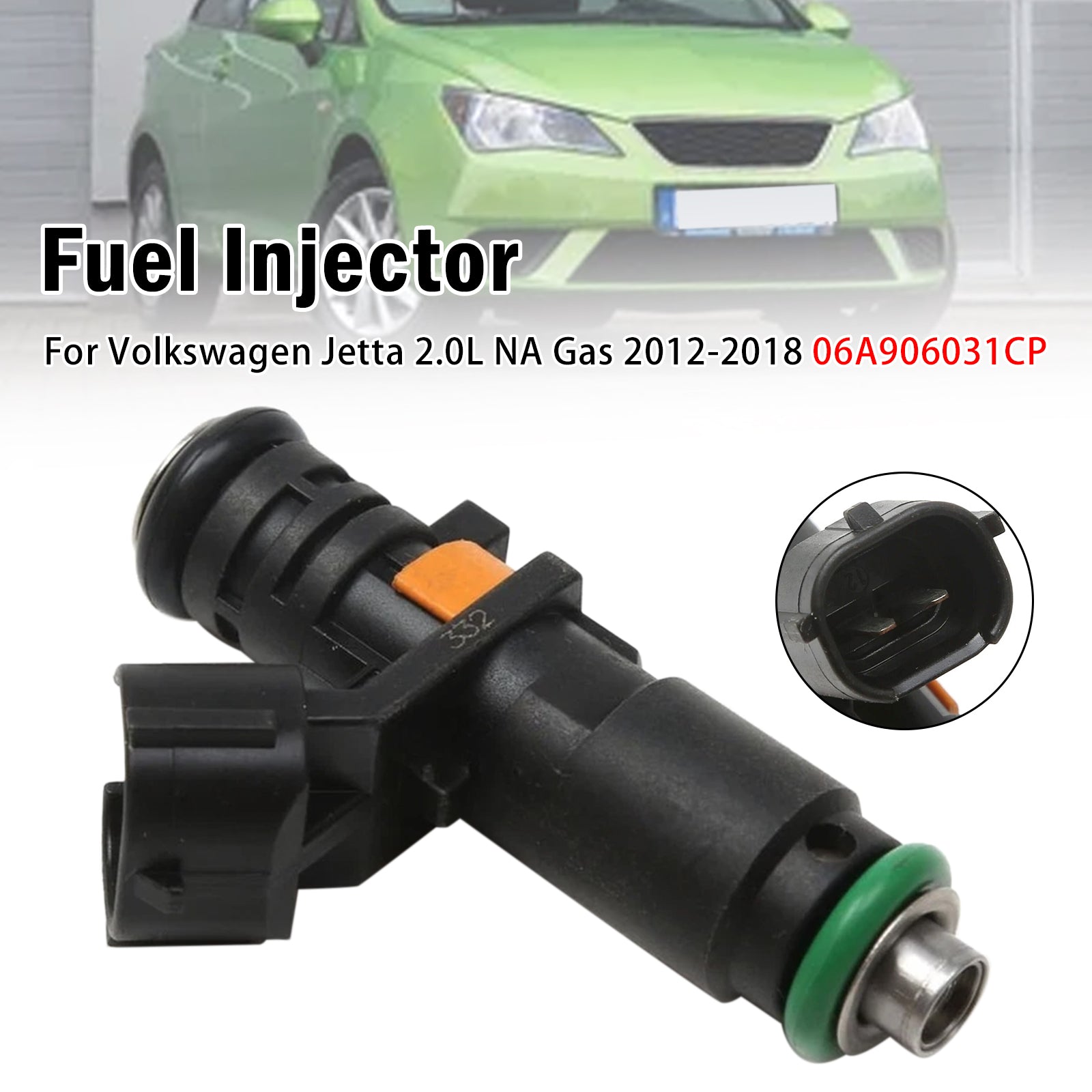 1X Injecteur Carburant Pour Volkswagen Jetta 2.0L NA Gas 2012-2018 06A906031CP