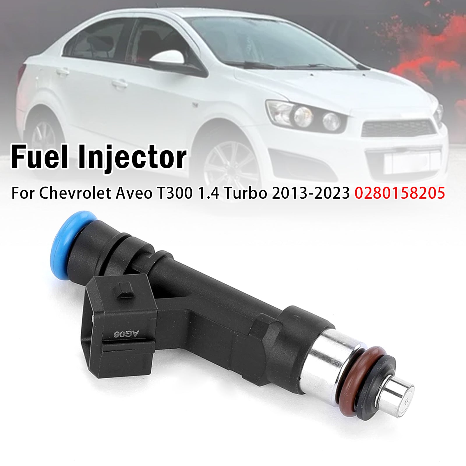1X Injecteur Carburant Pour Chevrolet Aveo T300 1.4 Turbo 2013-2023 0280158205