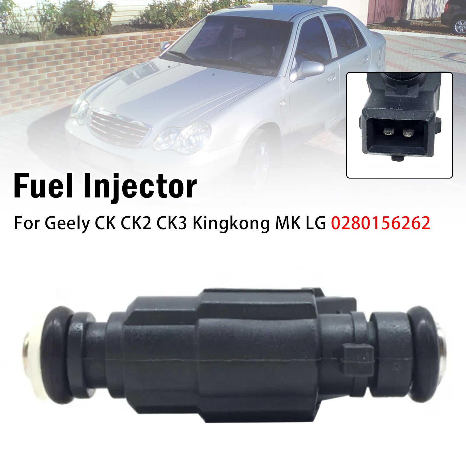 1X Injecteur Carburant Pour Geely CK CK2 CK3 Kingkong MK LG 0280156262