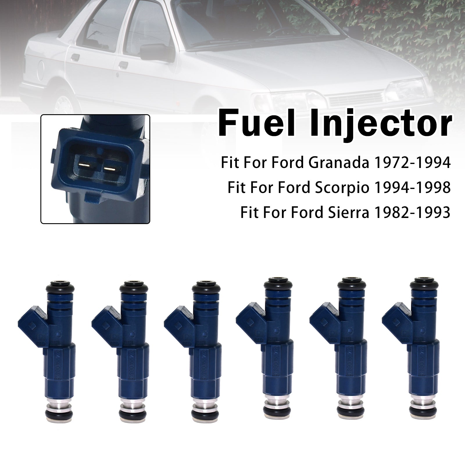 6X Injecteur Carburant Pour Pourd Granada 1972-1994 Sierra 1982-1993 0280155712