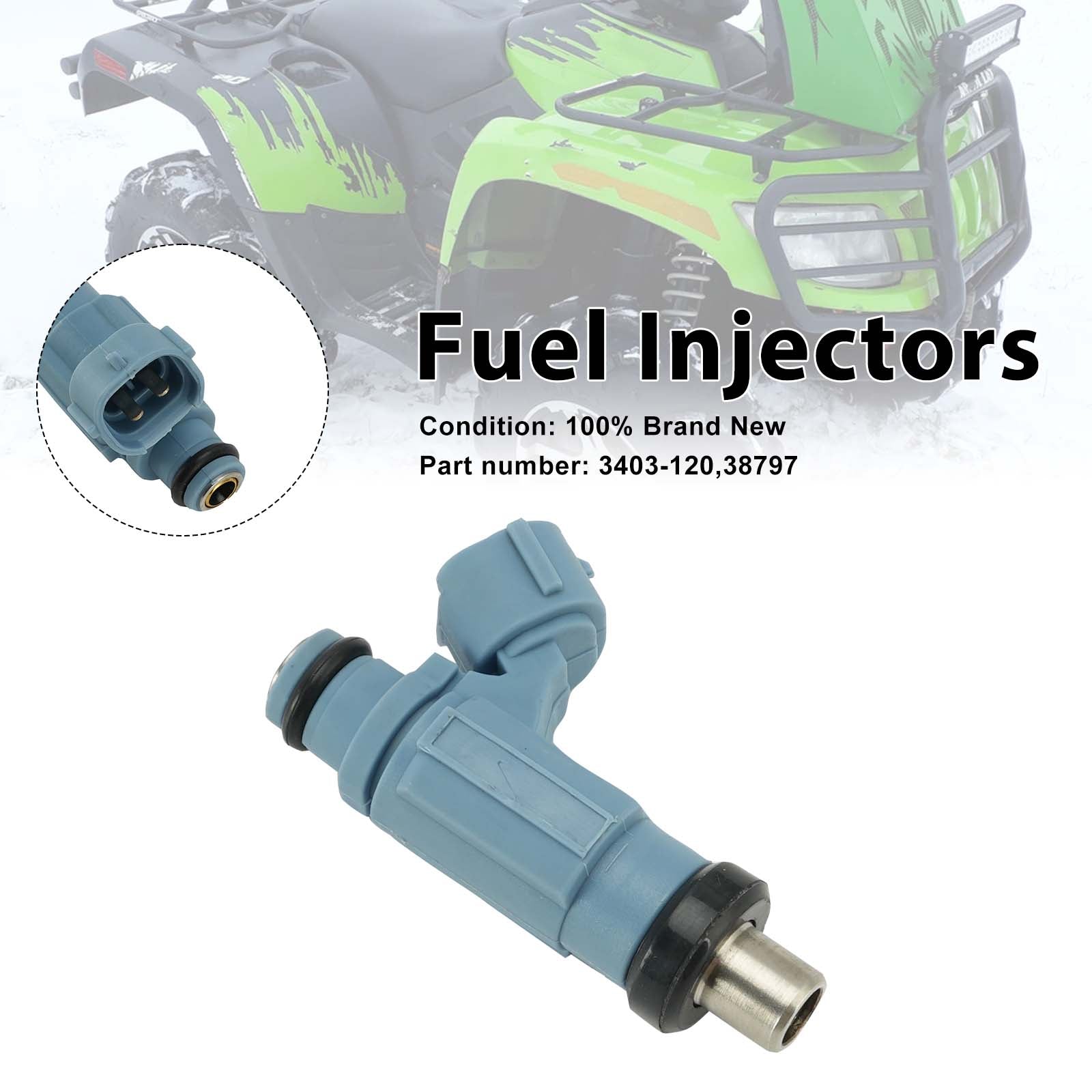 38797 Injecteurs de carburant 3403-120 pour Arctic Cat 700 EFI transmission automatique 06-08