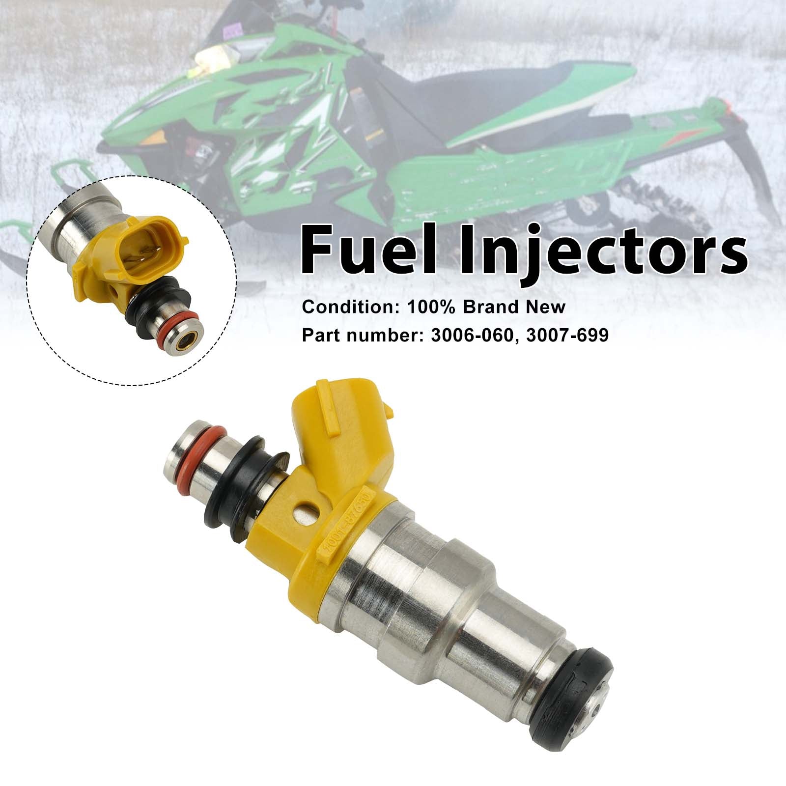 Injecteurs de carburant 3007-699 3006-060 pour Arctic Cat ZR ZL Sabercat M6 M7 M8