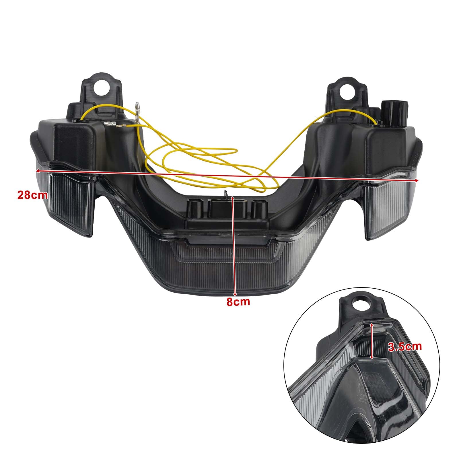 Feux arrière à LED avec clignotants intégrés pour KAWASAKI Z900 Z900SE 2025-2026 Smoke