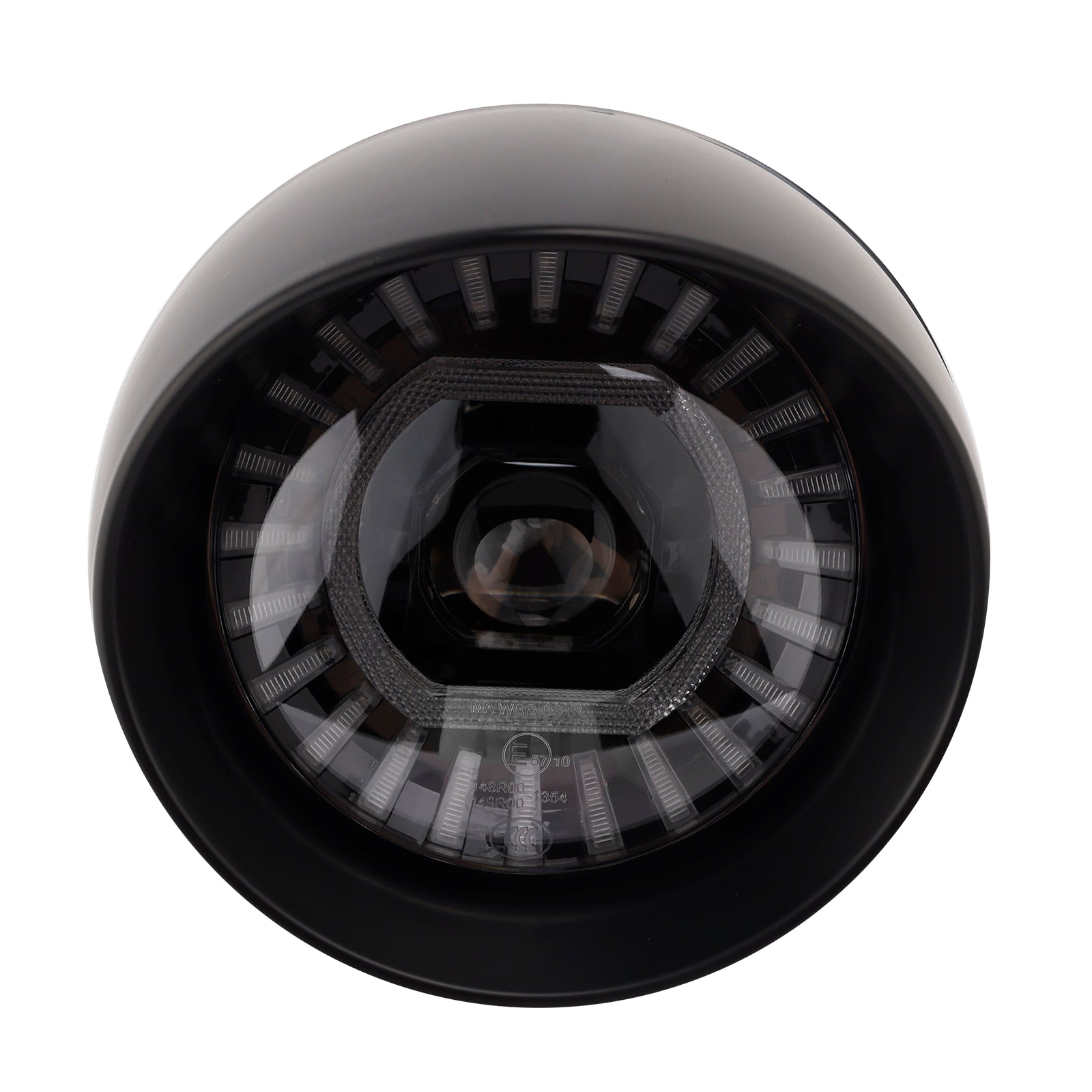 Brume Lampe Des Phares Mettre En Lumière 55W 4000Lm Noir Pour Moto Cruise Cafe