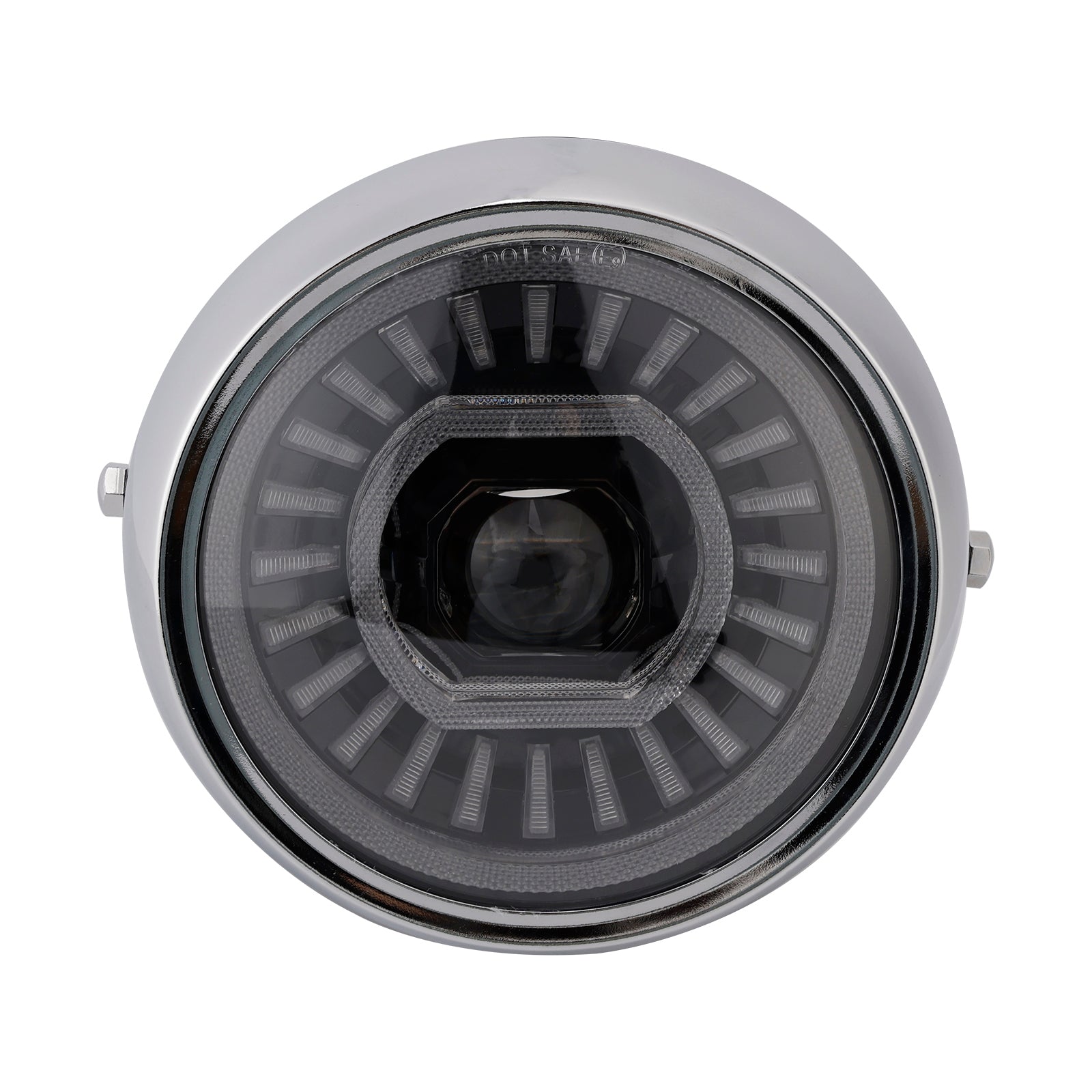 Brume Lampe Des Phares Mettre En Lumière 55W 4000Lm Chrome Pour Moto Cruise Cafe