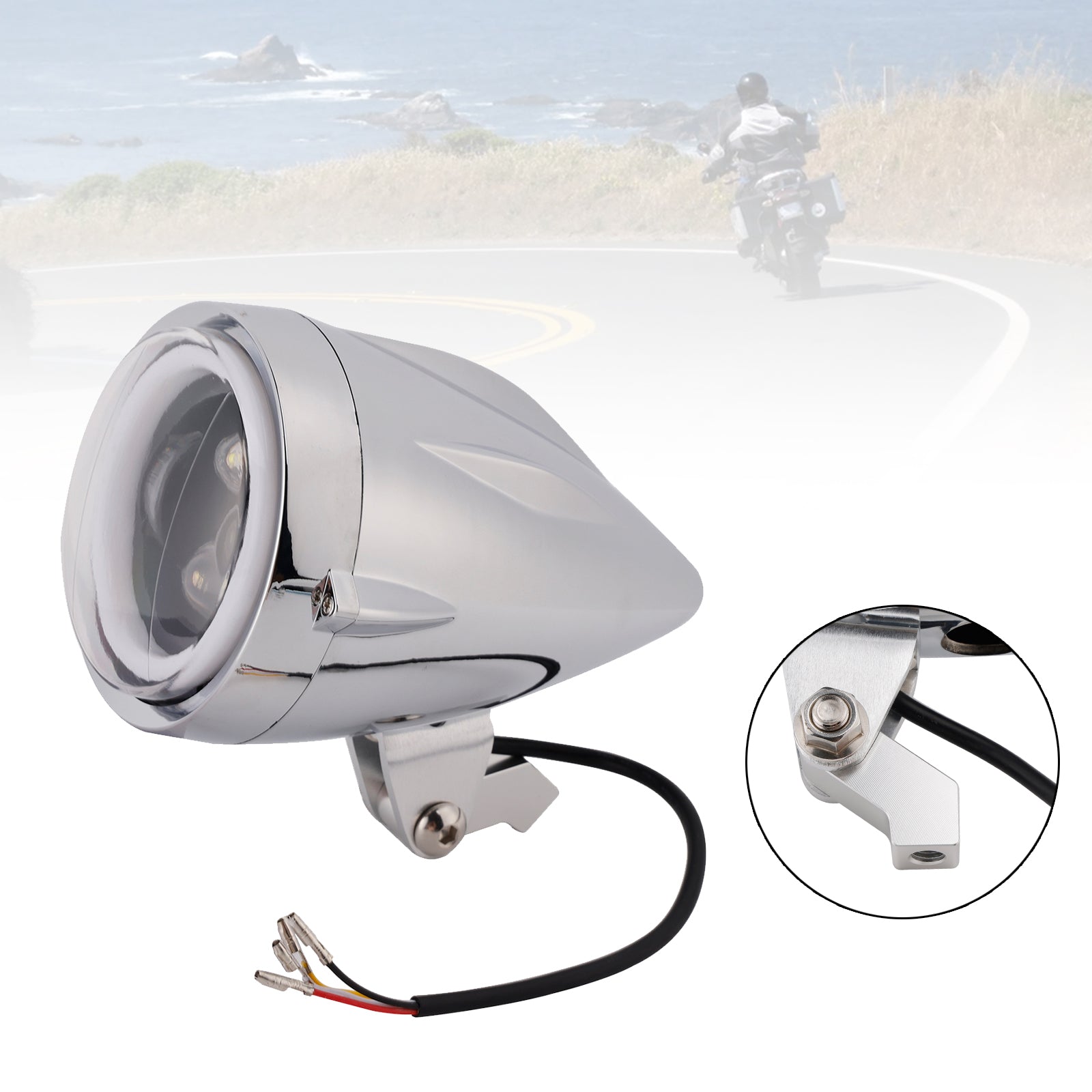 Brume Lampe Phares Mettre En Lumière Faisceau Haut Et Bas 6000Lm Pour Croisière