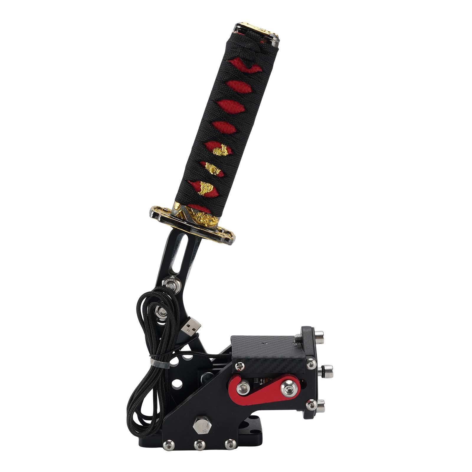 14Bit SIM Handbrake Sword Hilt pour Racing Games Steering Wheel Stand G27/G29 PC