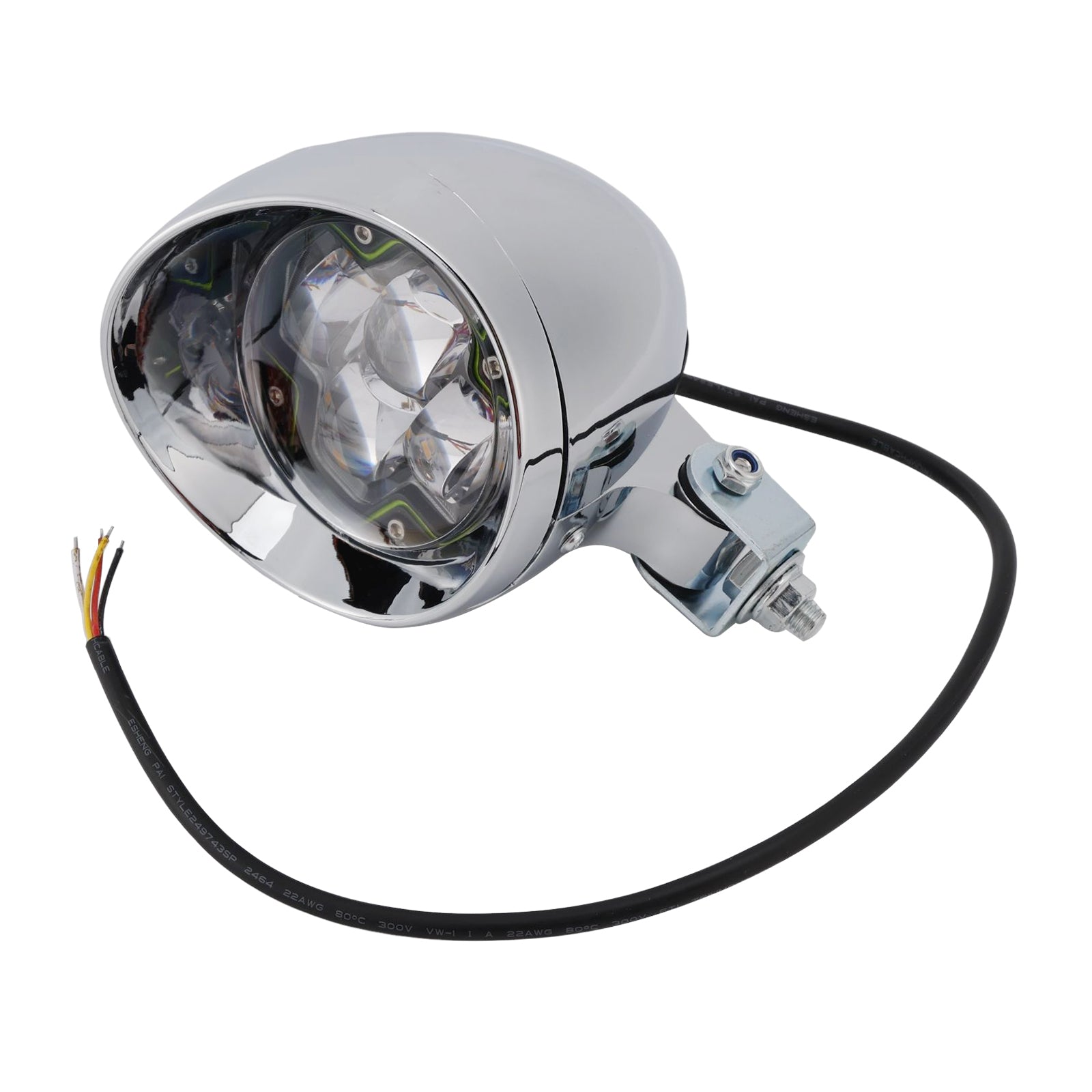 Brume Lampe Des Phares Mettre En Lumière Universel Chrome Pour Les Motos Scooter