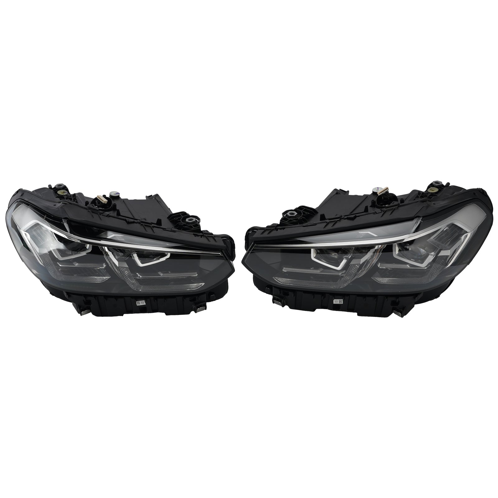 Phares Gauche+Droit LED Chrome Sans AFS Pour BMW X3 X4 G01 G02 2022-2025