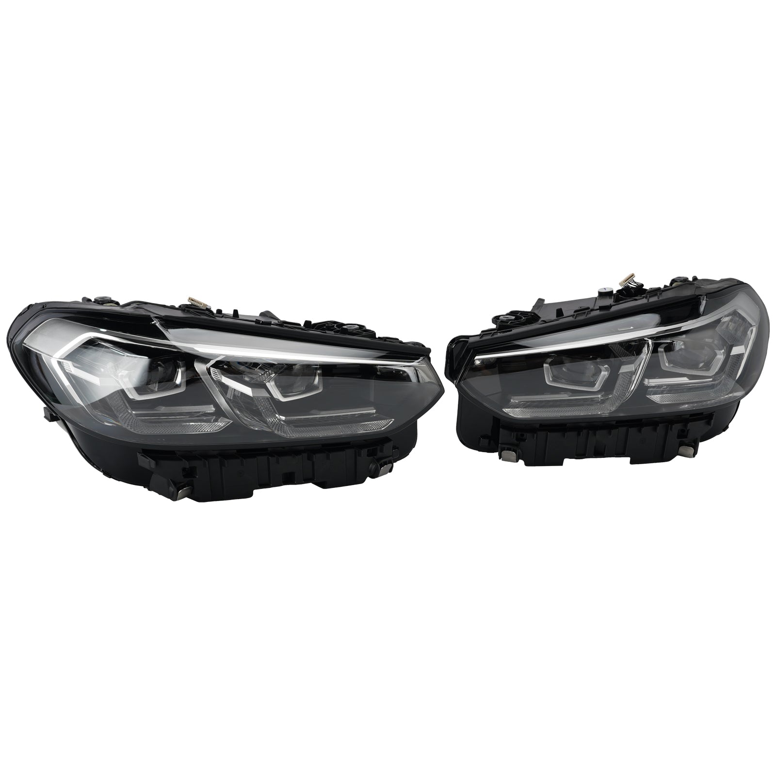Phares Gauche+Droit LED Chrome Sans AFS Pour BMW X3 X4 G01 G02 2022-2025
