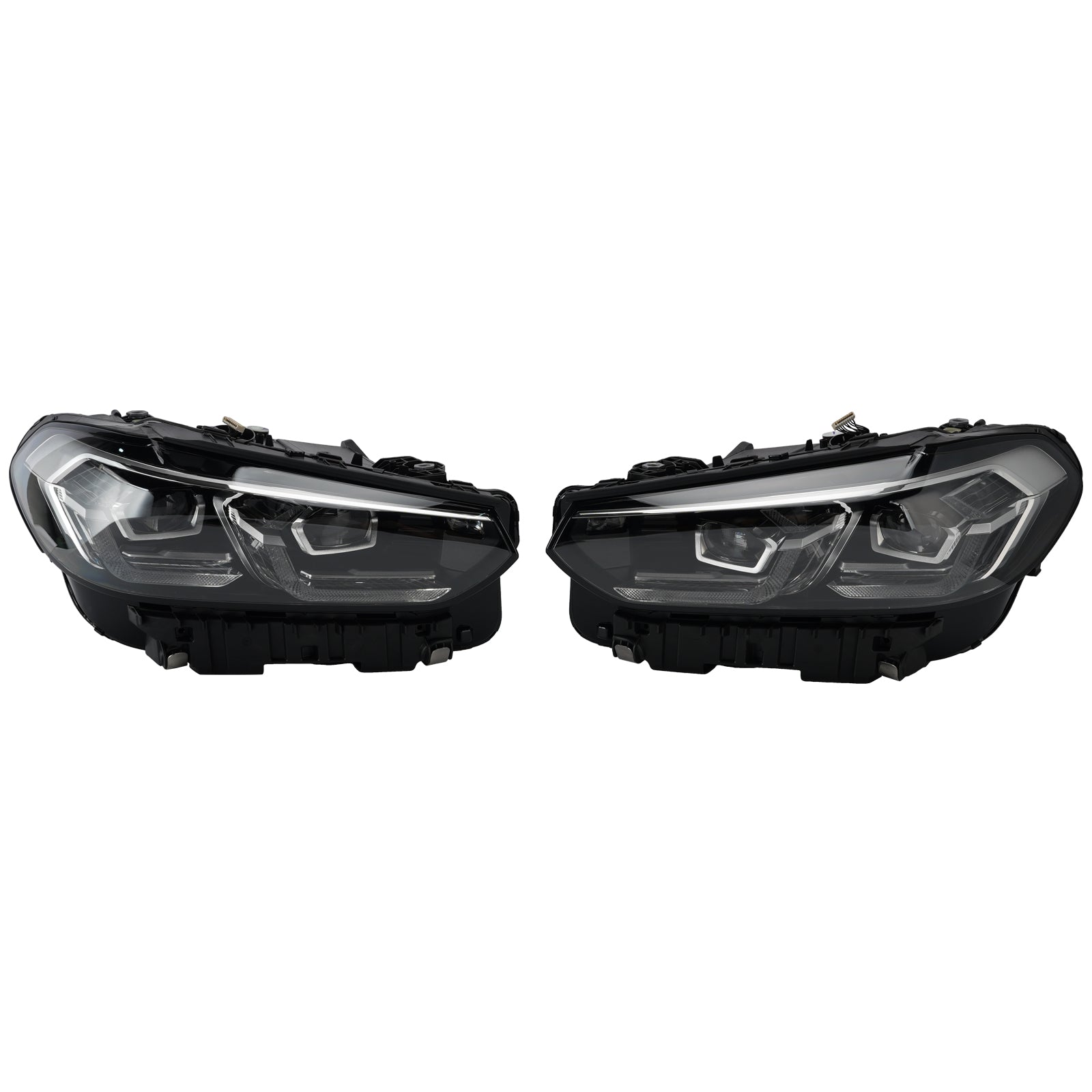 Phares Gauche+Droit LED Chrome Sans AFS Pour BMW X3 X4 G01 G02 2022-2025