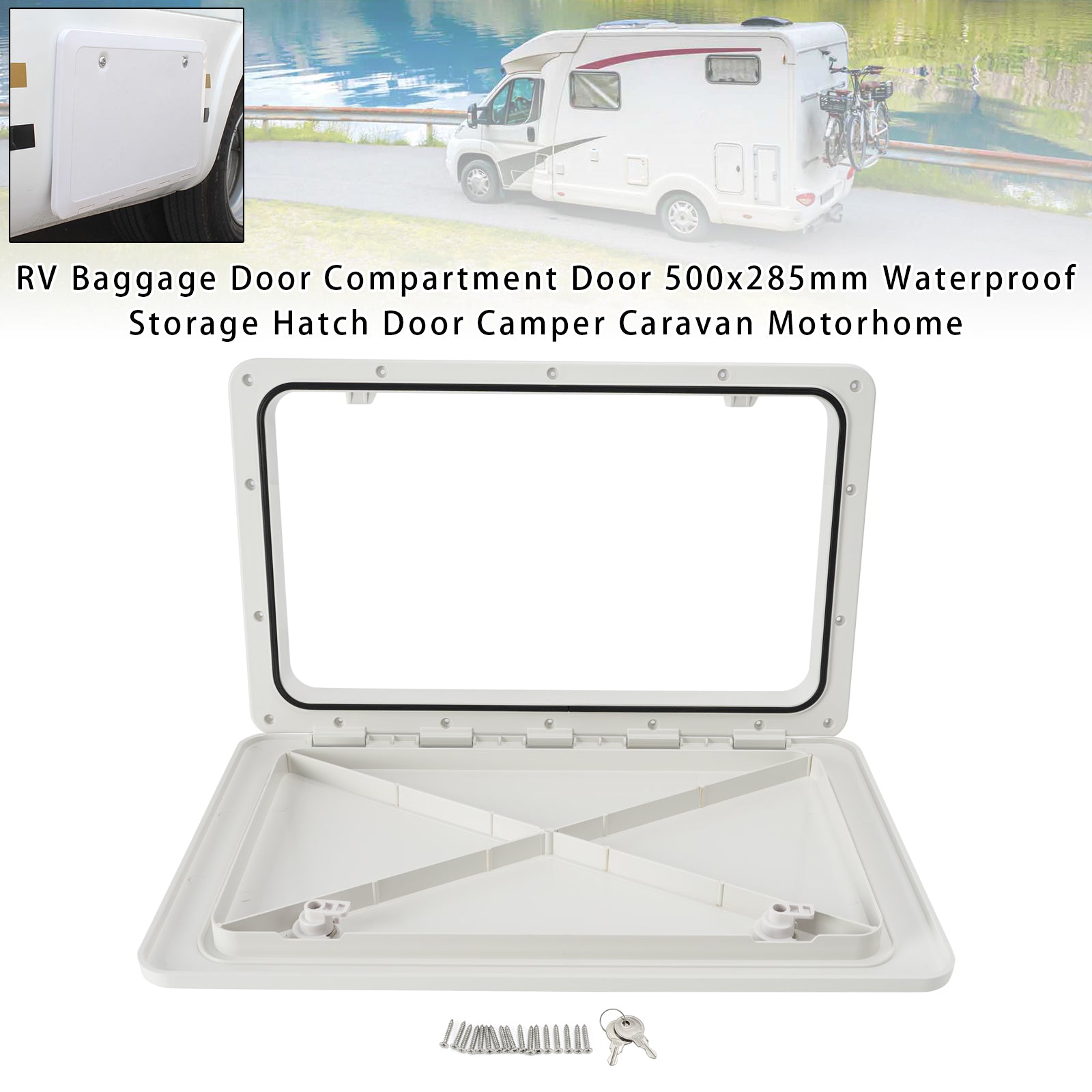 Porte De Bagage Pour Camping-Car Porte De Compartiment Camper Caravane RV
