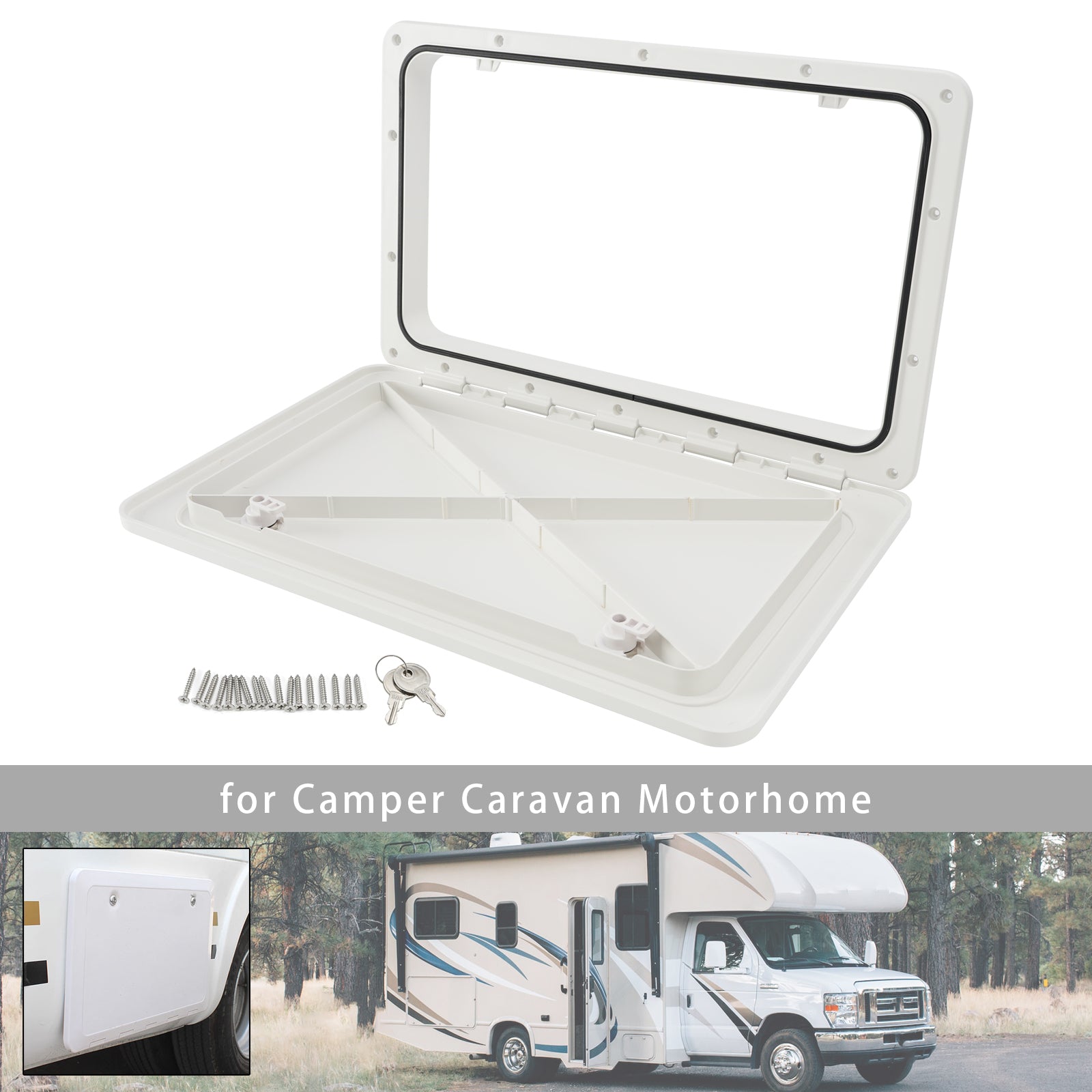 Porte De Bagage Pour Camping-Car Porte De Compartiment Camper Caravane RV
