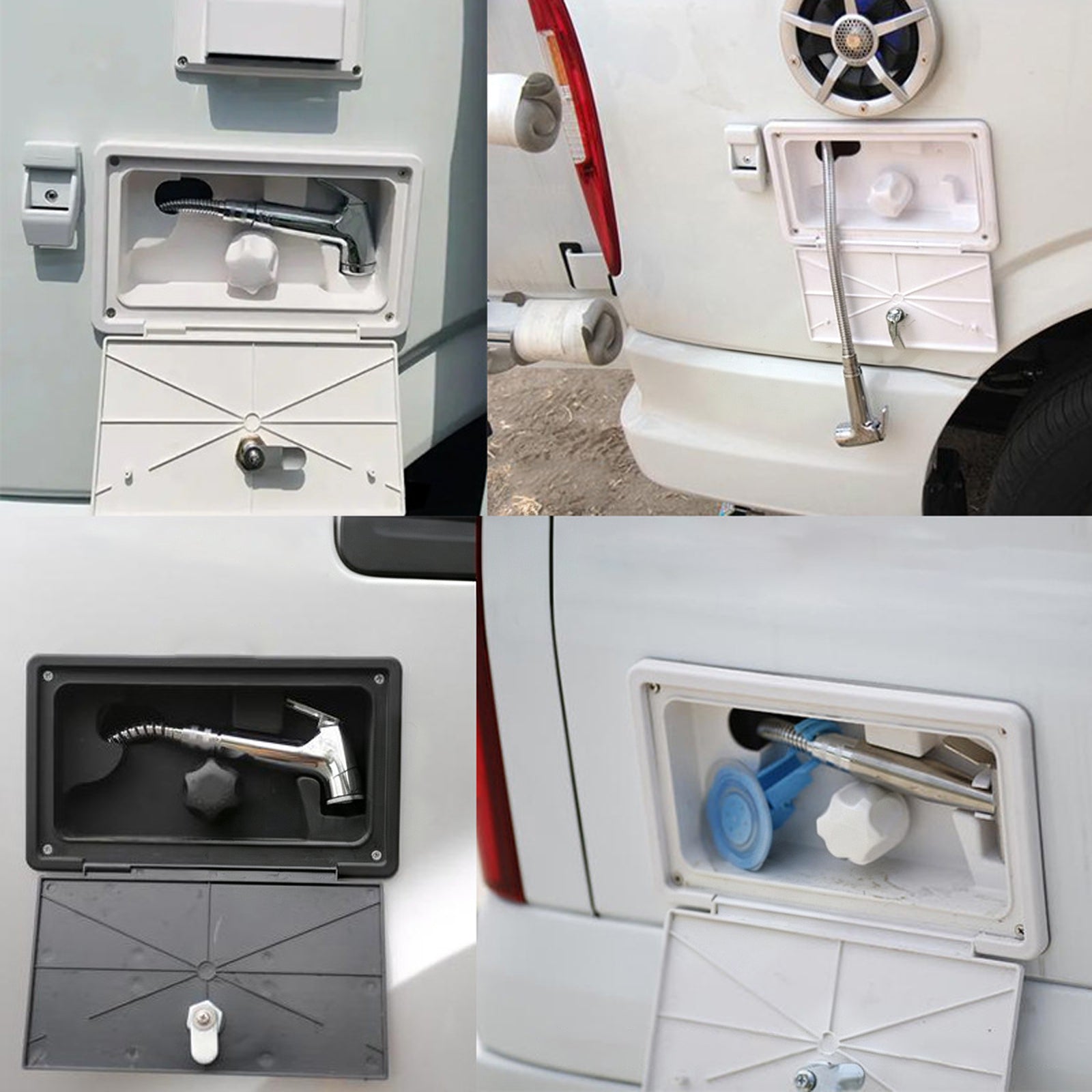 Boîte De Douche Verrouillable Pour RV Eau Chaude Froide Pour Caravane Camper