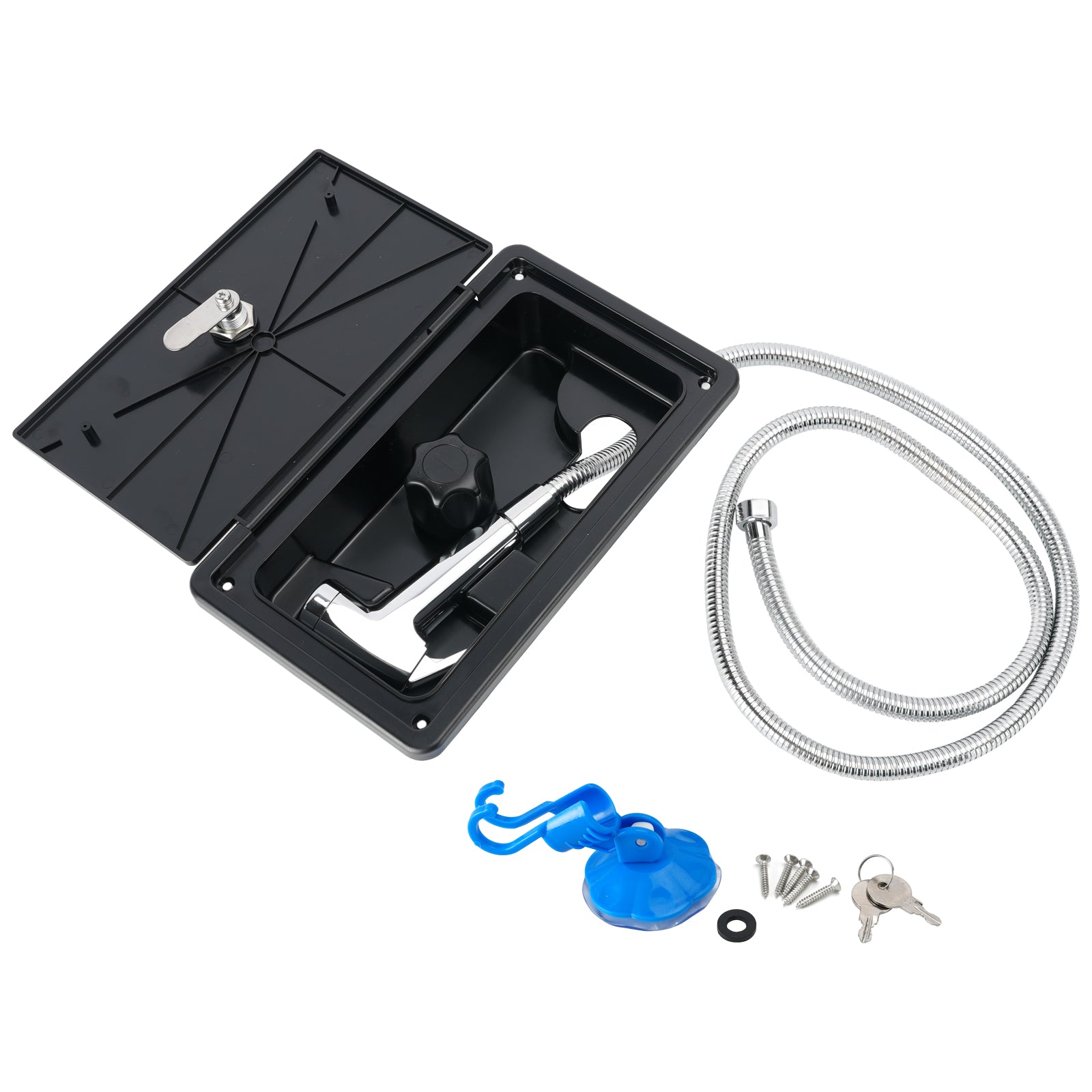 Boîte De Douche Verrouillable Pour RV Eau Chaude Froide Pour Caravane Camper
