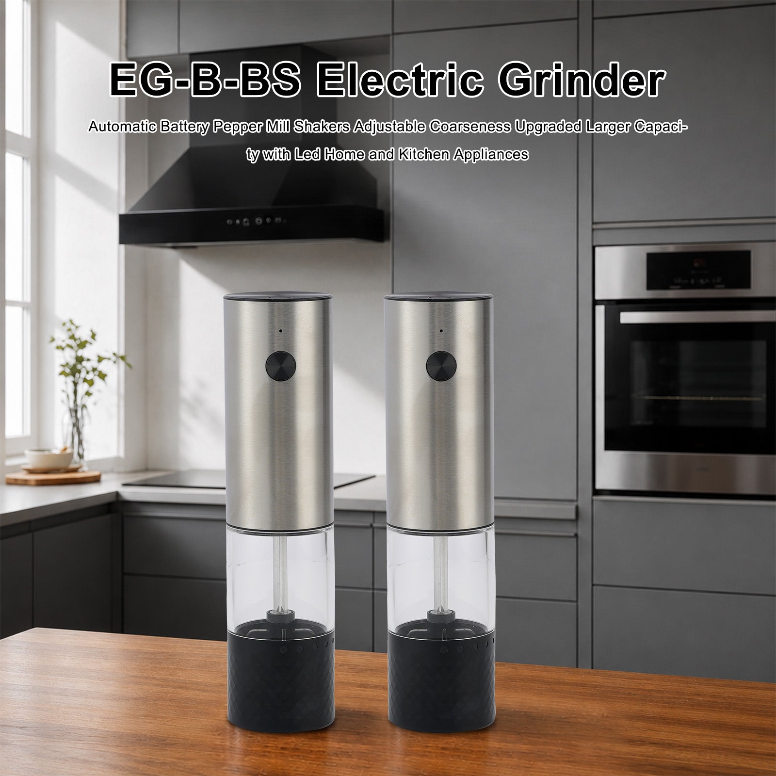 Moulin électrique EG-B-BS ensemble moulin à sel et à poivre cuisine domestique