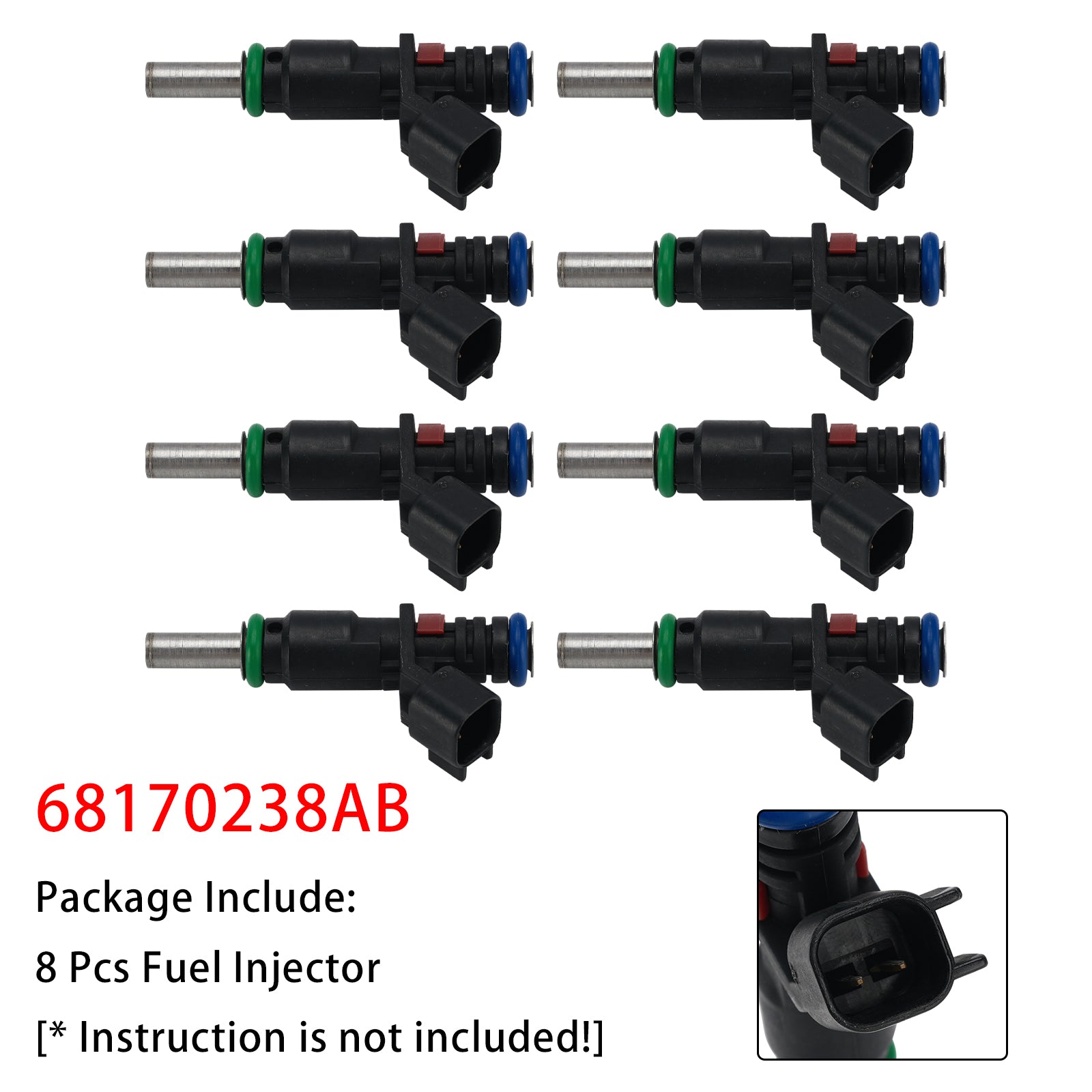 8X Injecteur Carburant Pour Dodge Challenger 15-20 Charger 2015-2020 68170238AB