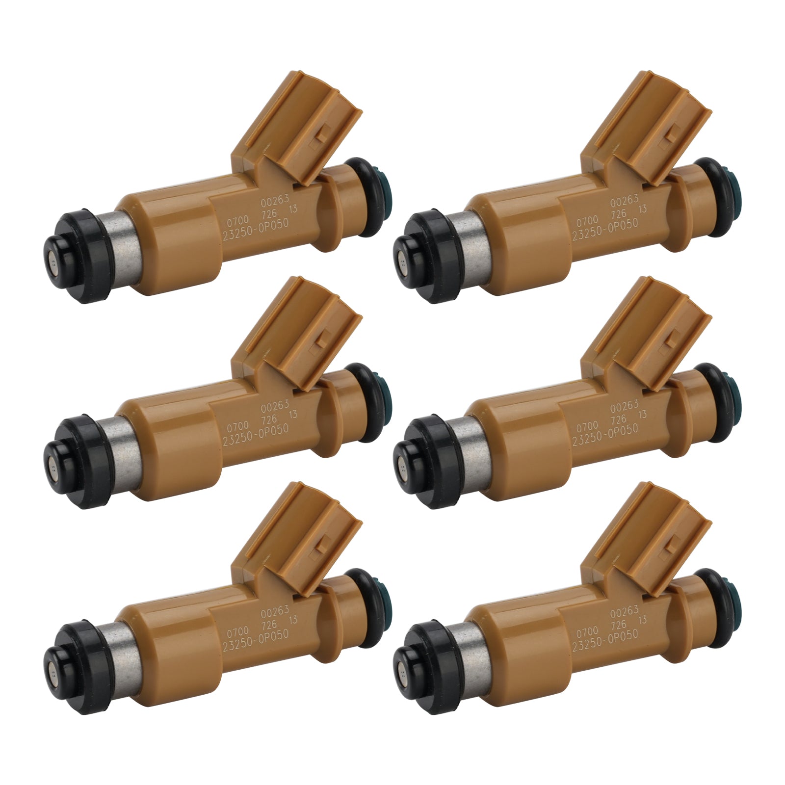 6X Injecteur Carburant Pour Toyota 4REIZ GRX12 GRS18 2005-2010 23250-0P050