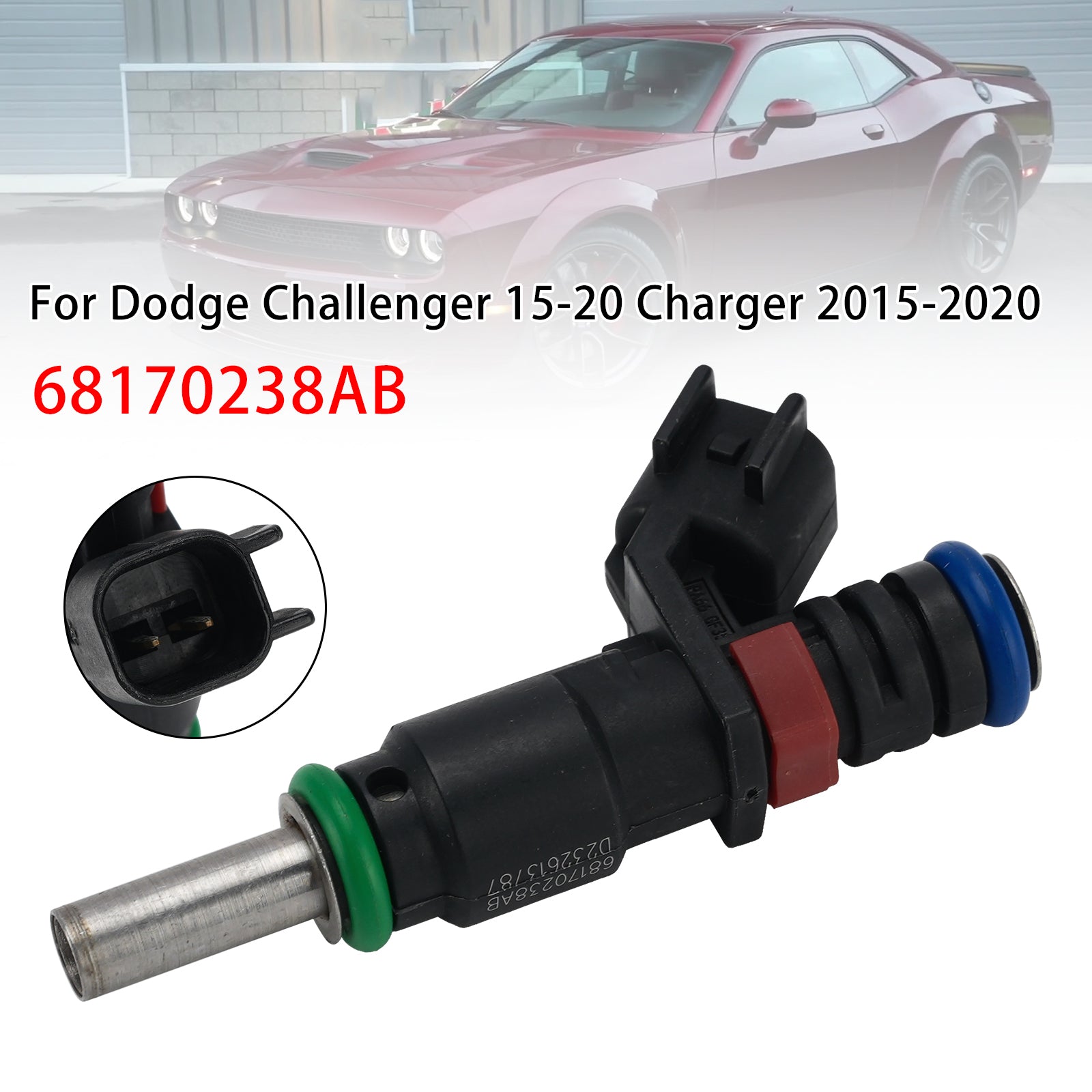 1X Injecteur Carburant Pour Dodge Challenger 15-20 Charger 2015-2020 68170238AB