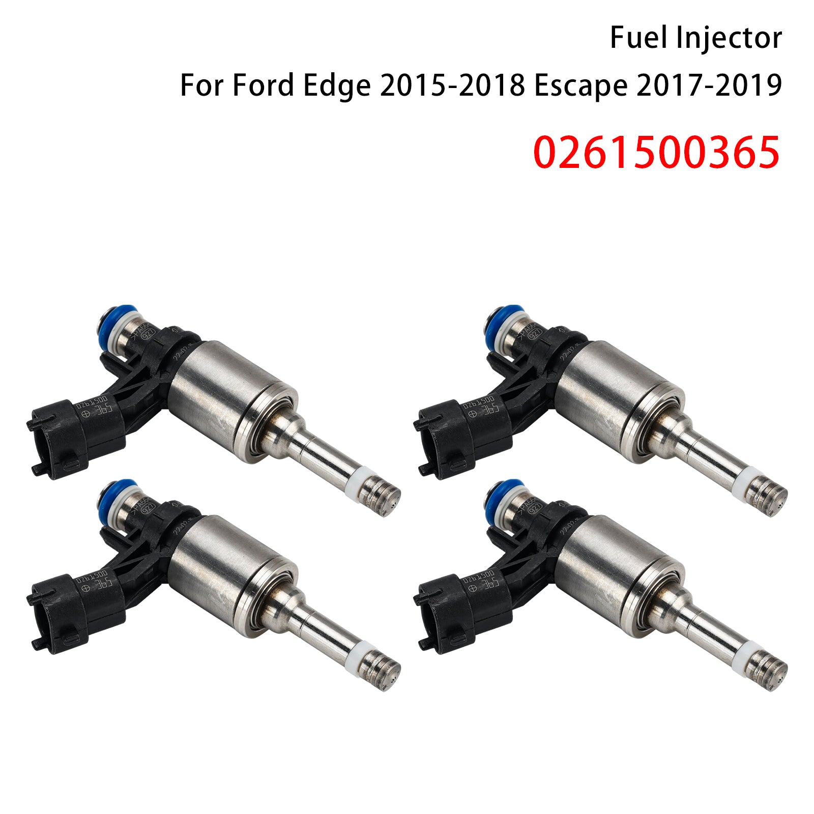 4X Injecteur Carburant Pour Pourd Edge 2015-2018 Escape 2017-2019 0261500365