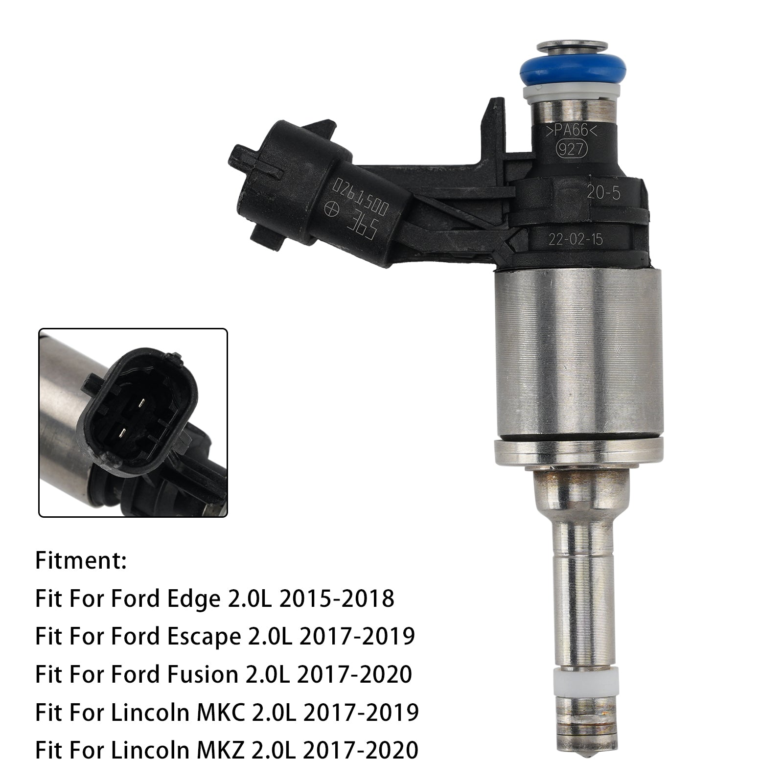 1X Injecteur Carburant Pour Pourd Edge 2015-2018 Escape 2017-2019 0261500365