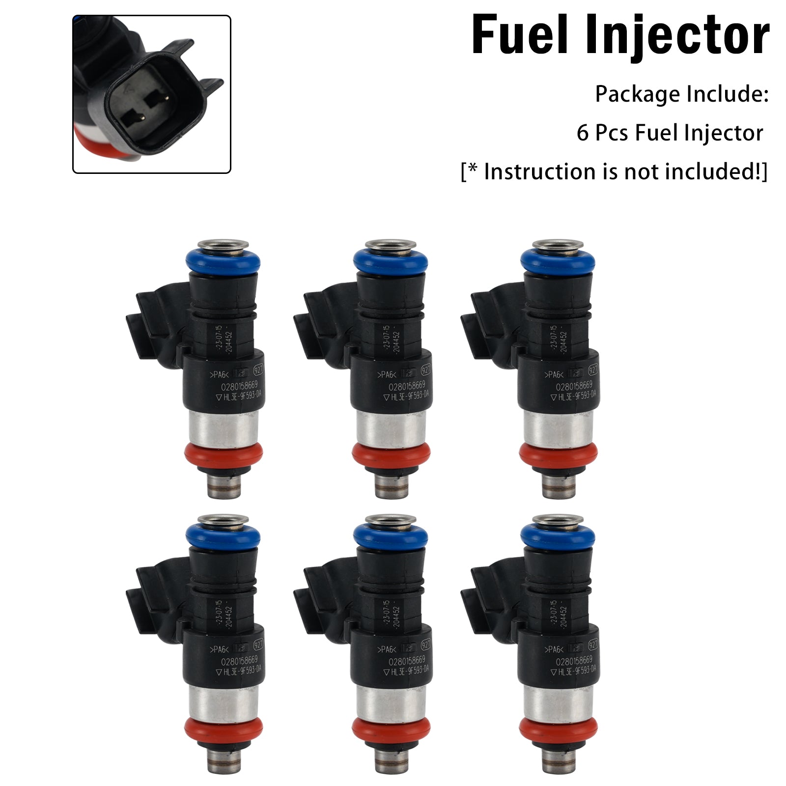 6X Injecteur Carburant Pour Pourd F150 2017-2020 Expedition 2018-21 0280158669