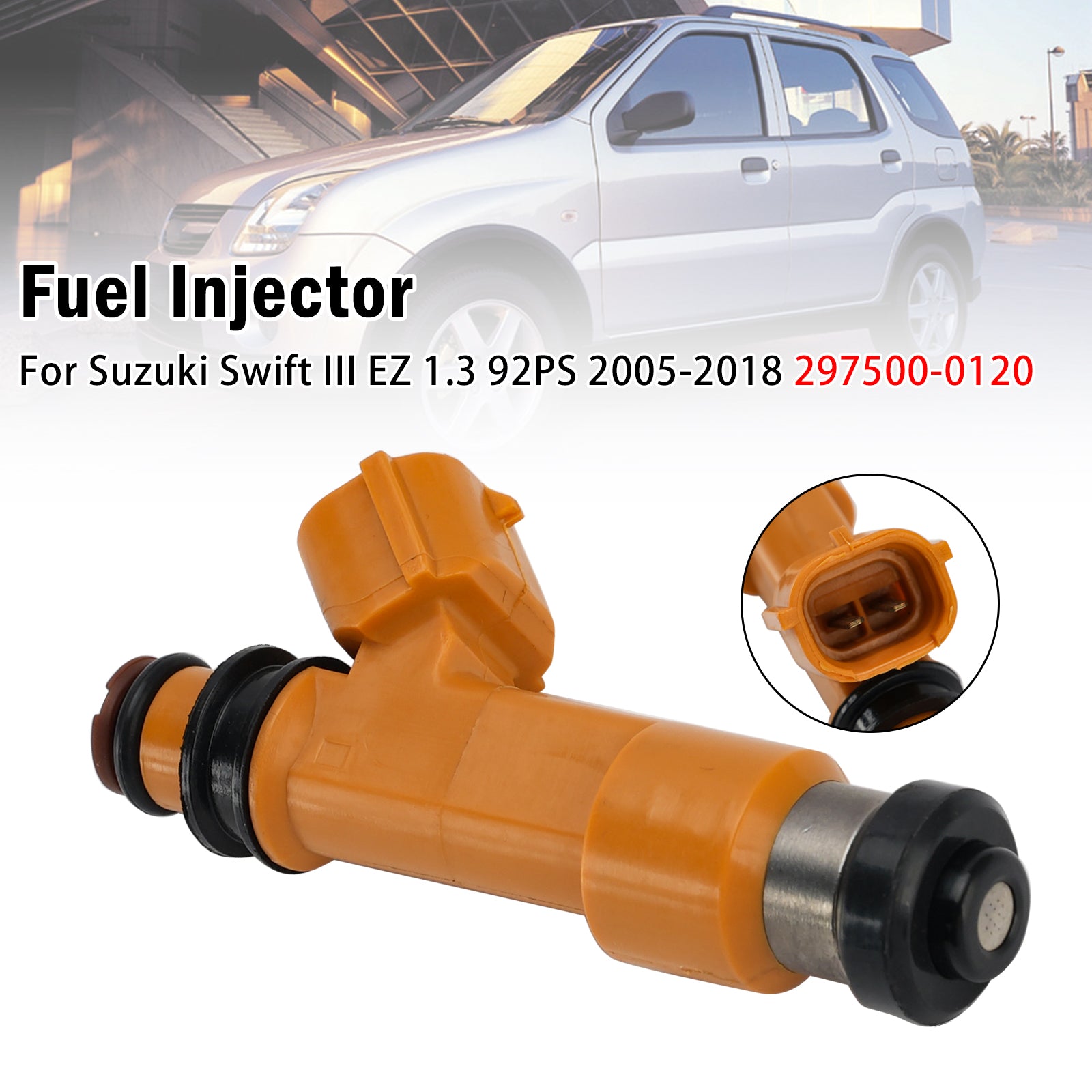 1X Injecteur Carburant Pour Suzuki Swift III EZ 1.3 92PS 2005-2018 297500-0120