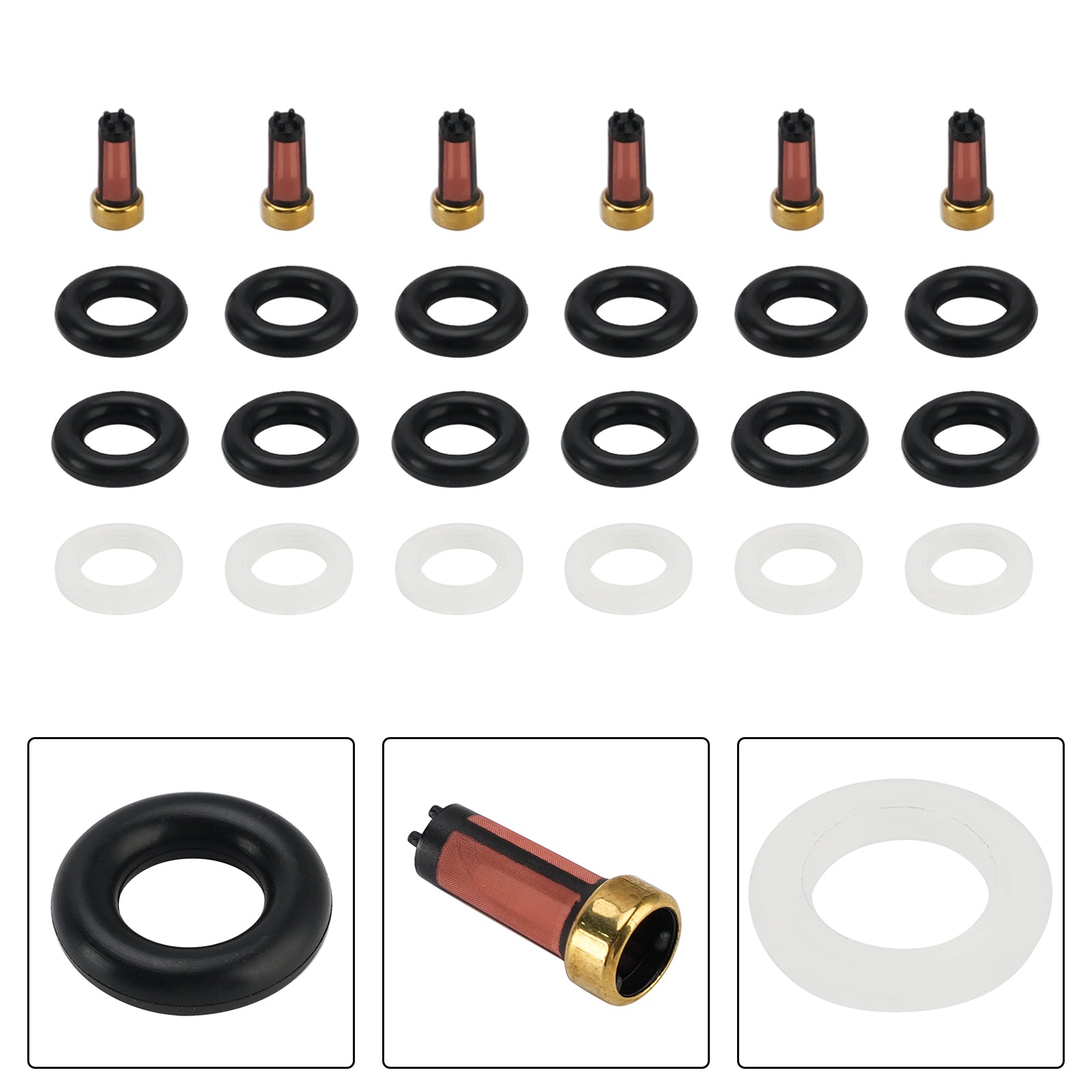 Injecteur Joint O-Ring 0280150158 For Ford Mondeo Mk III 2.5 V6 2000-2007
