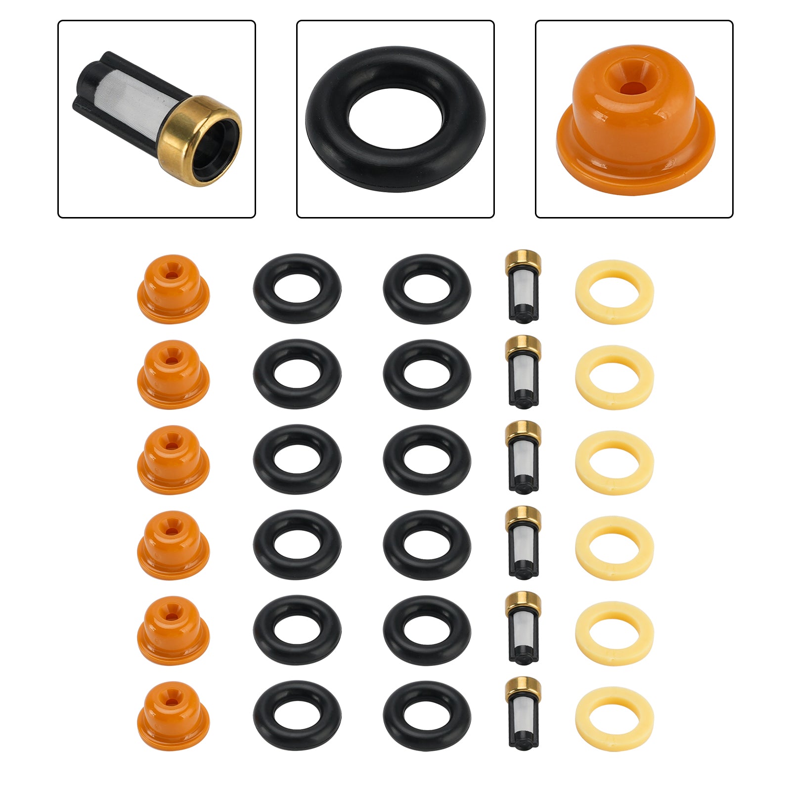 Injecteur Joint O-Ring 0280150158 For Porsche 911 3.2 Carrera 1983-1986