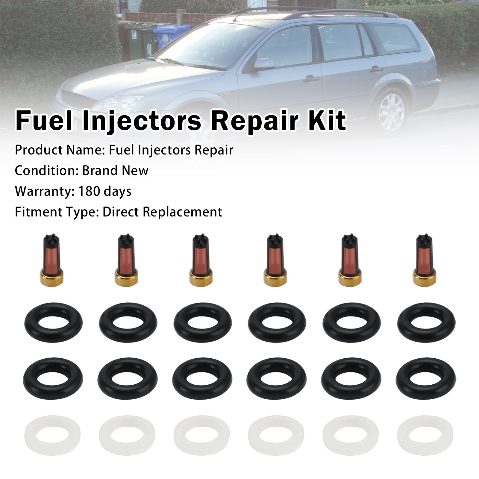 Injecteur Joint O-Ring 0280150158 For Ford Mondeo Mk III 2.5 V6 2000-2007