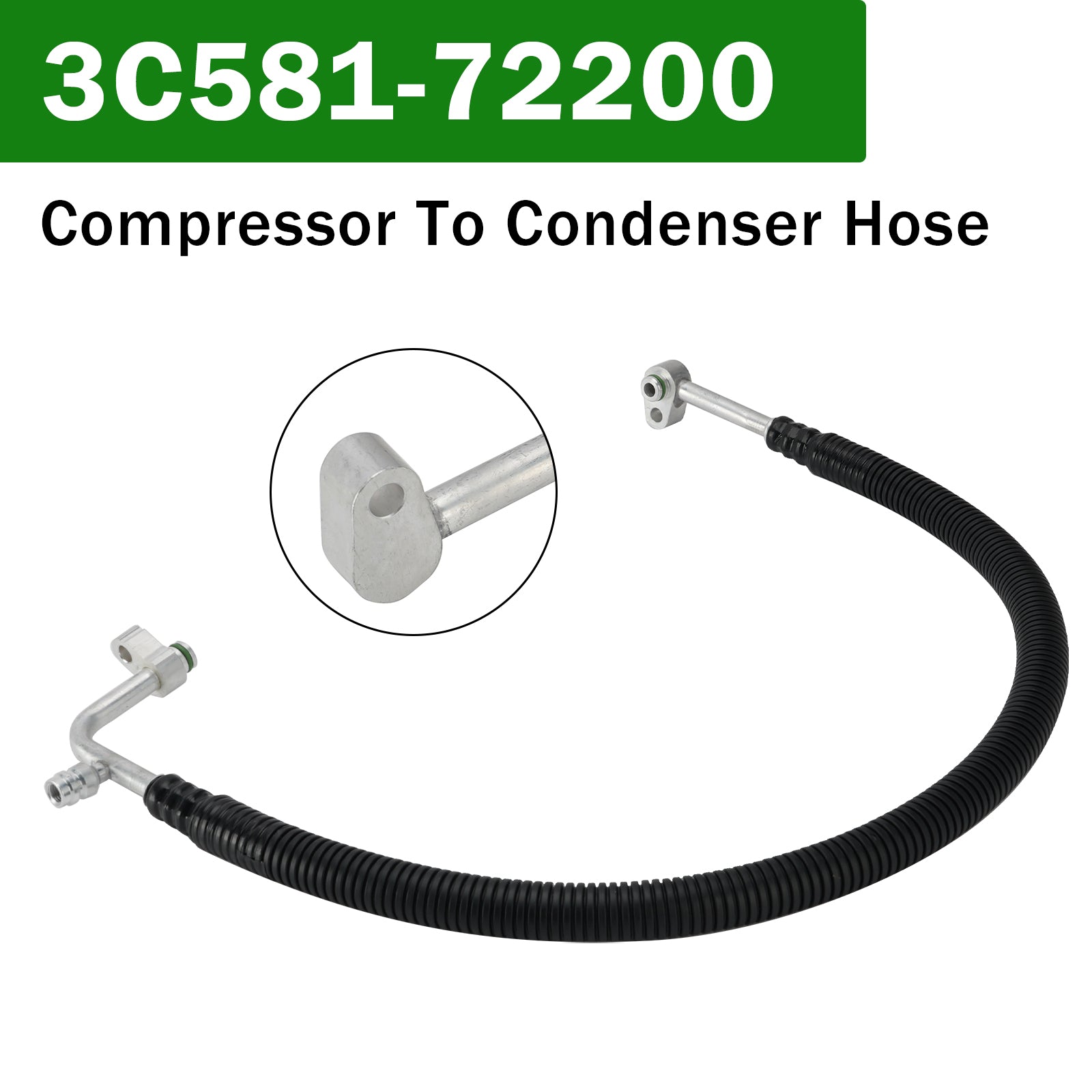 Tuyau De Compresseur À Condenseur 3C581-72200 Pour Kubota M8540 Et M9540