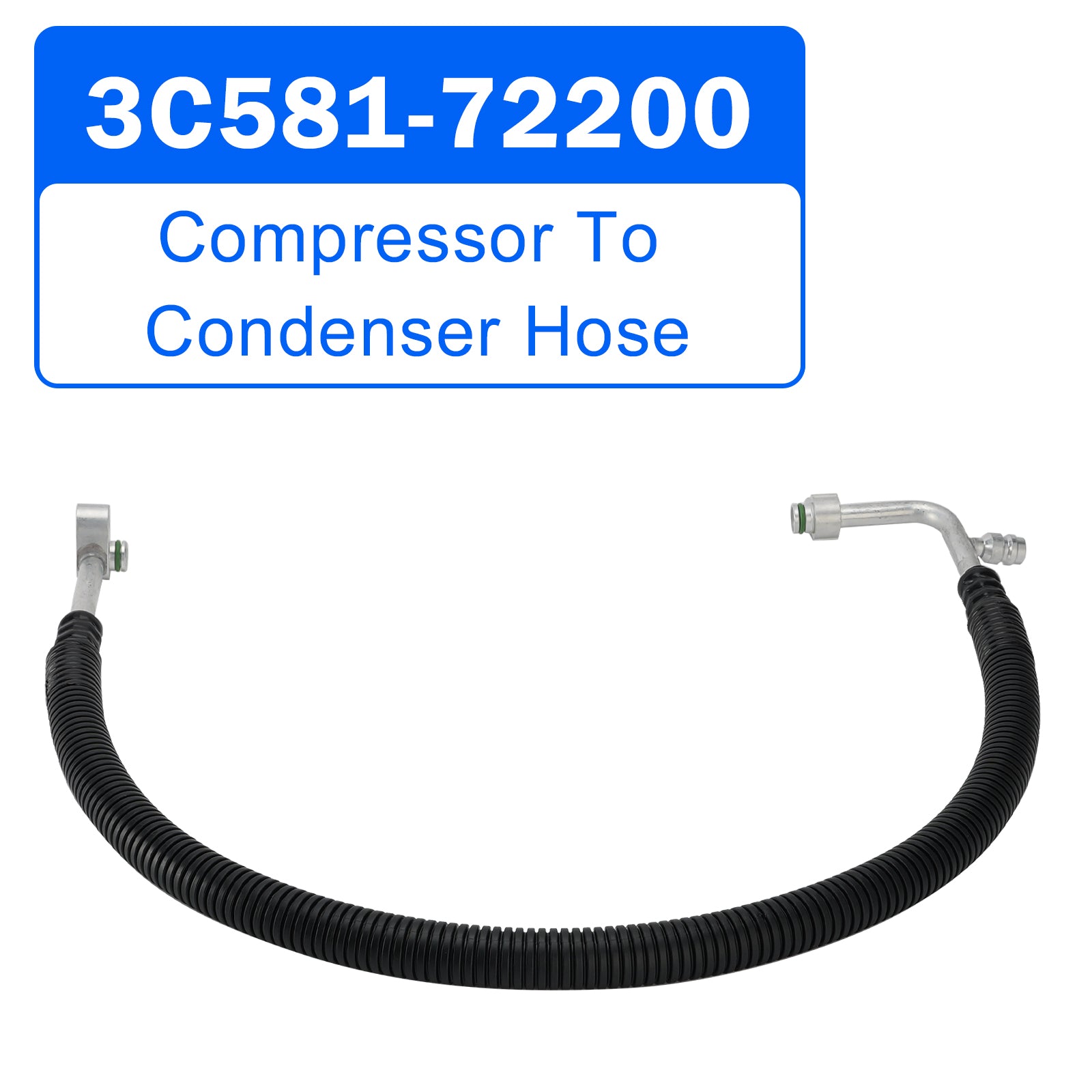 Tuyau De Compresseur À Condenseur 3C581-72200 Pour Kubota M8540 Et M9540